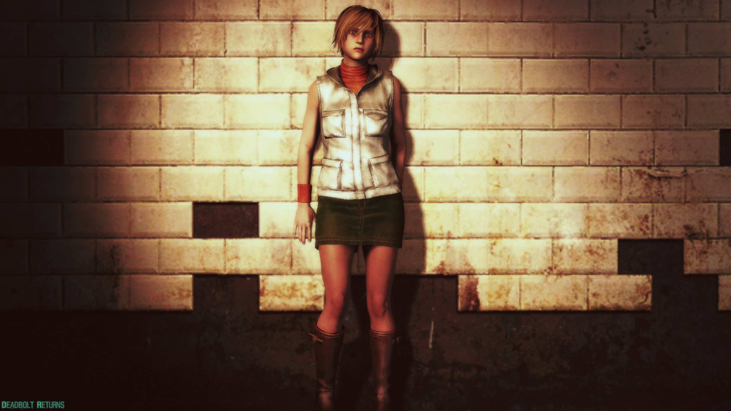 Heather Mason Lewd Concepts Heather Mason Cheryl Mason Silent Hill Silent Hill 3 Pinup Solo Sfm Source Filmmaker 3dnsfw Topless Nude