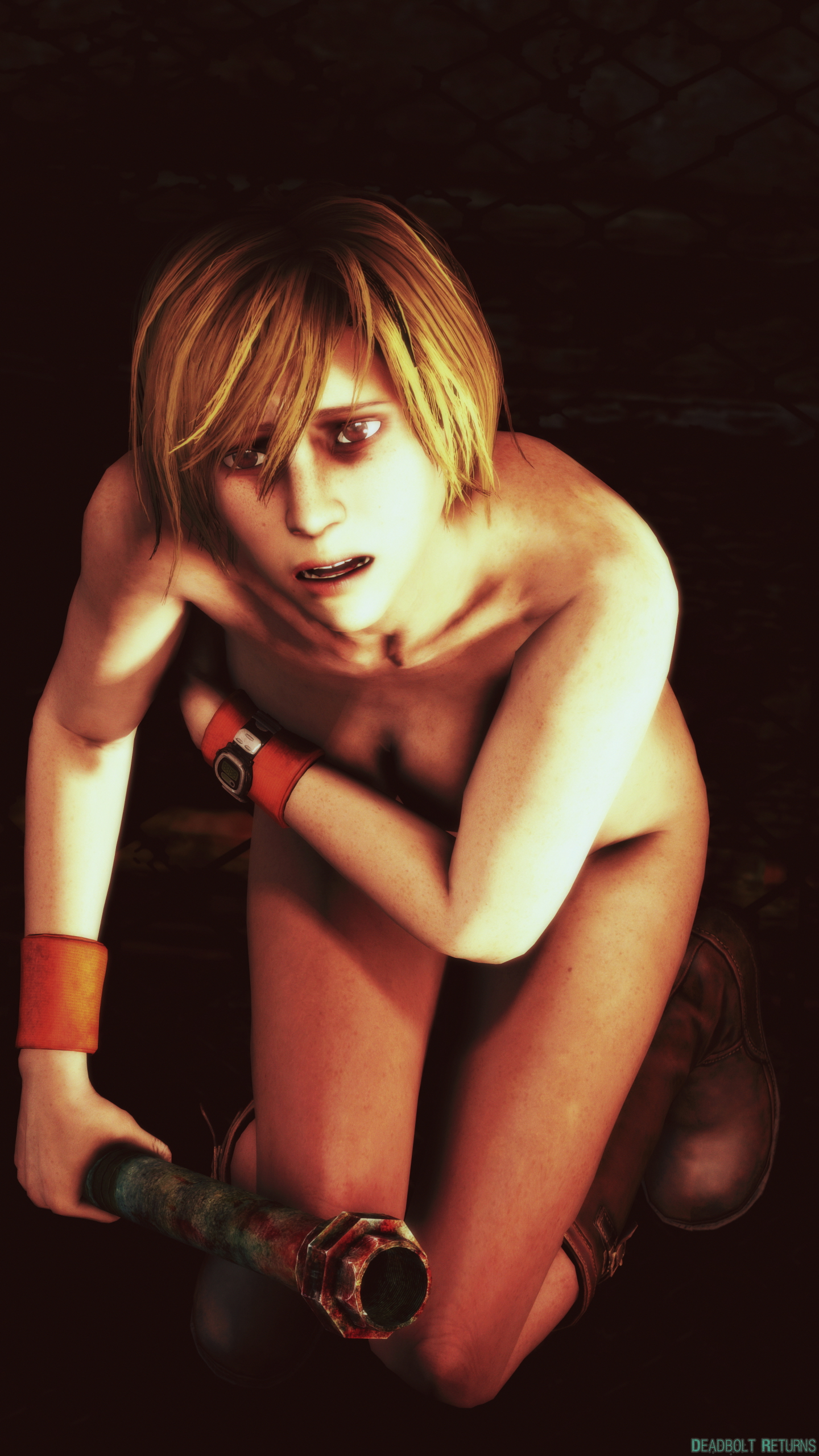 Heather Mason Lewd Concepts Heather Mason Cheryl Mason Silent Hill Silent Hill 3 Pinup Solo Sfm Source Filmmaker 3dnsfw Topless Nude 6