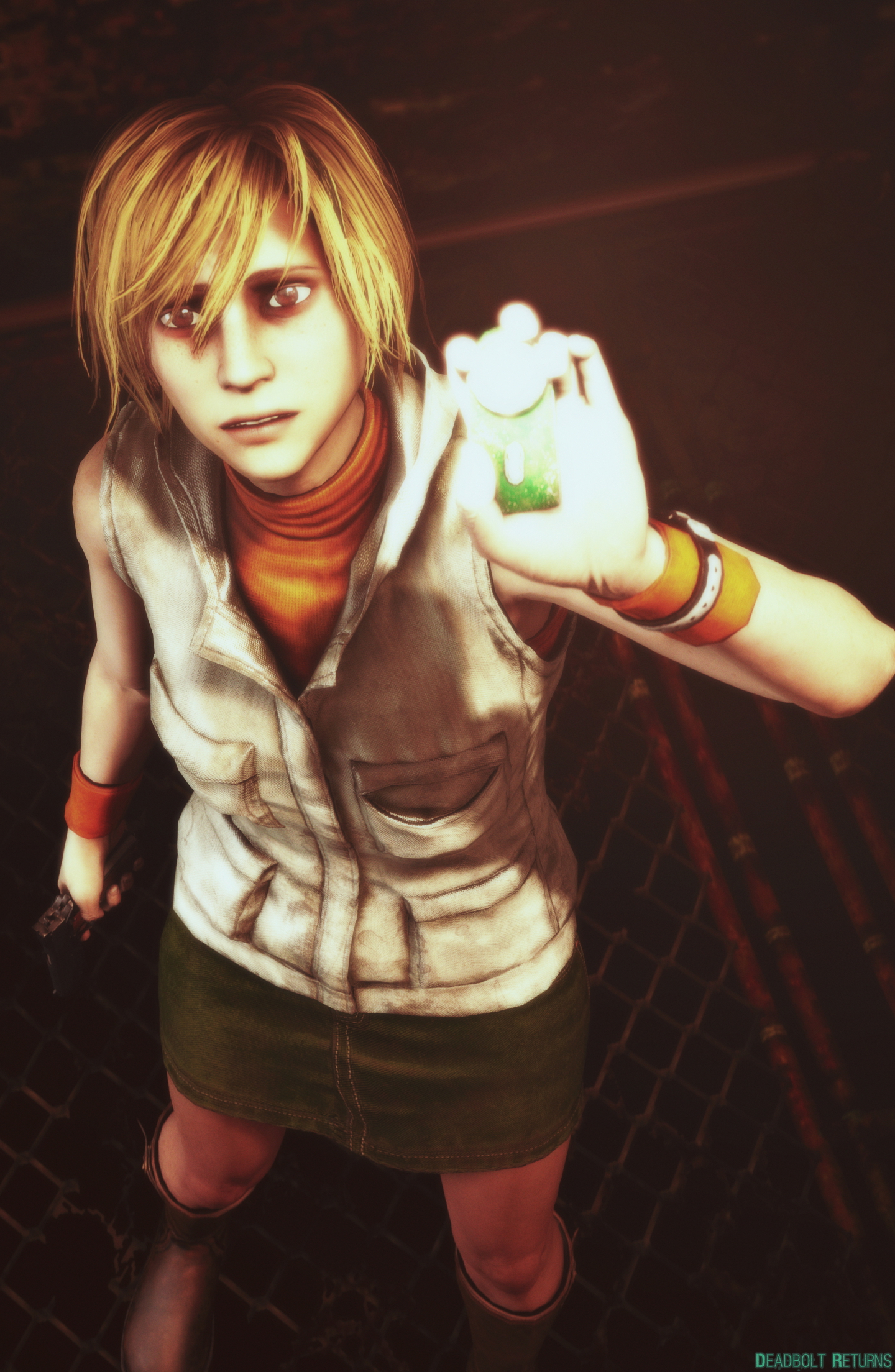 Heather Mason Lewd Concepts Heather Mason Cheryl Mason Silent Hill Silent Hill 3 Pinup Solo Sfm Source Filmmaker 3dnsfw Topless Nude 7
