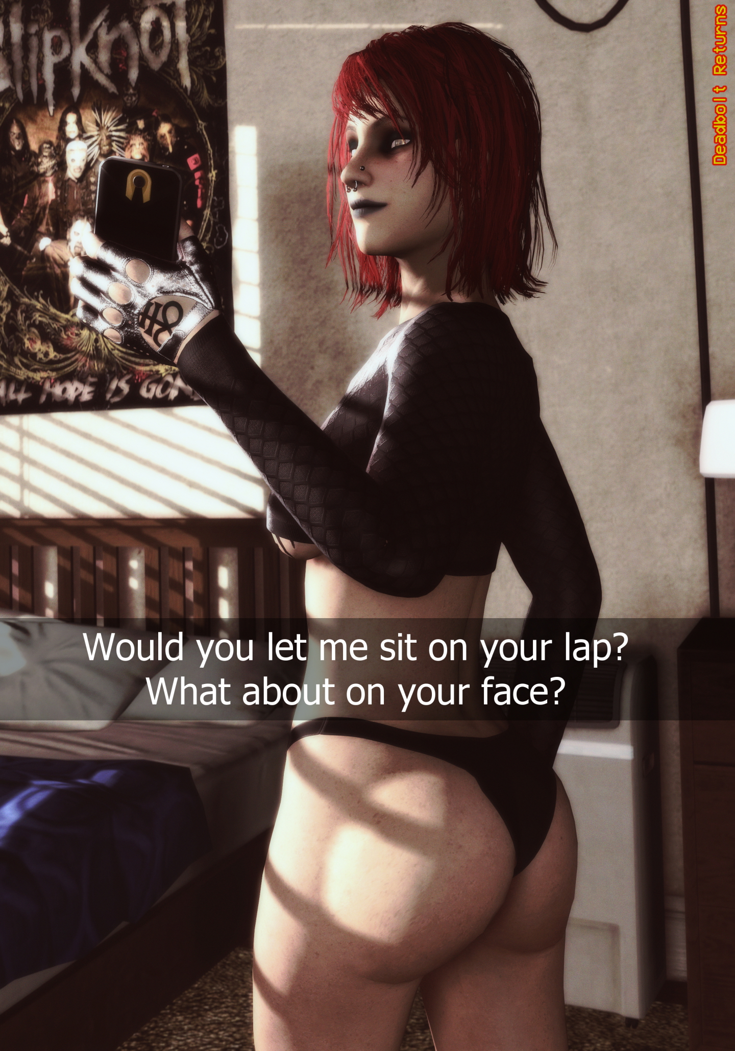 Heather Morrison Bedroom Selfies Heather Morrison Sextape In Hell Source Filmmaker Sfm 3d Porn 3dnsfw Nsfw Rule34 Rule 34 Pinup Solo Selfie