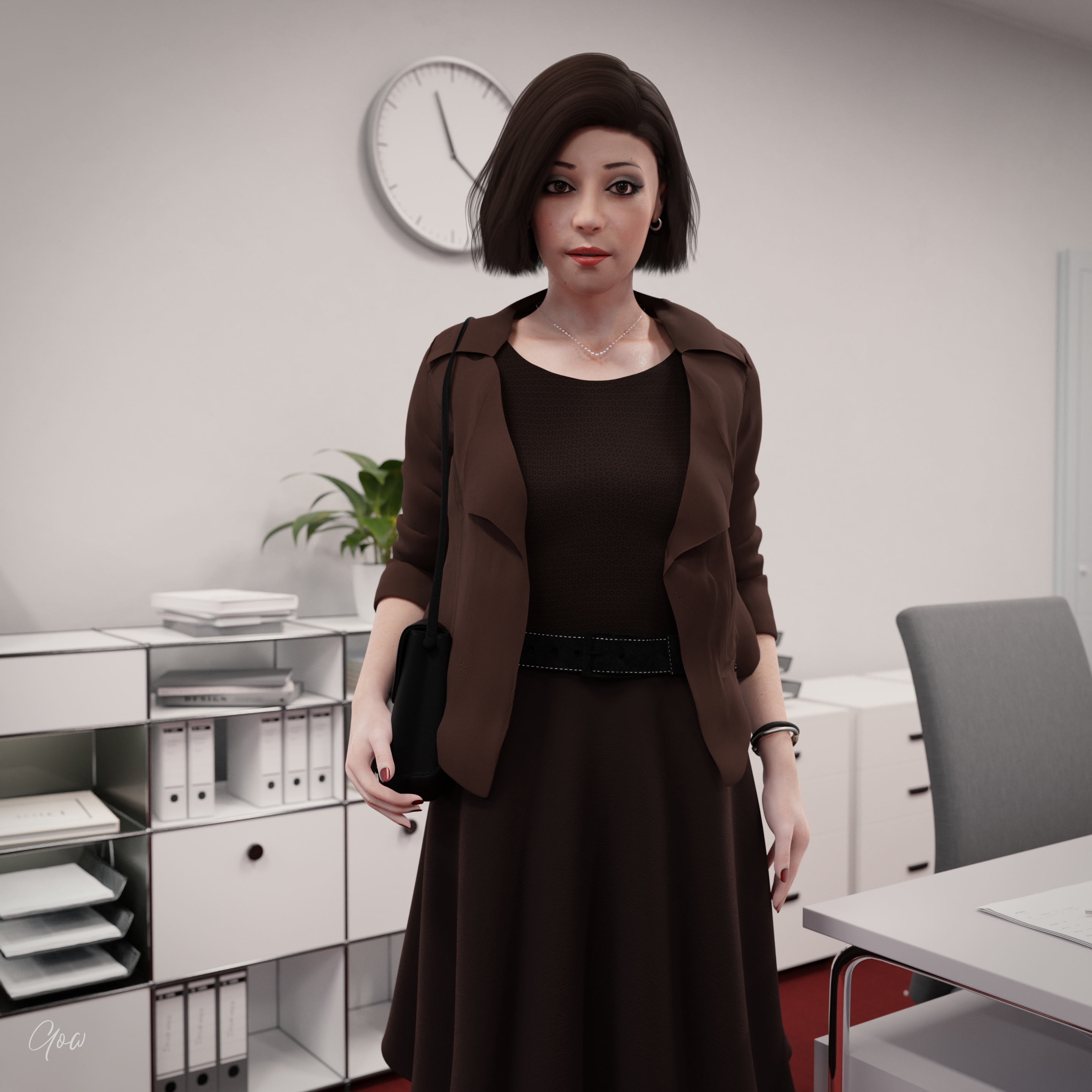 Rona s double tease.   Office_lady Secretary Milf Pantyhose Tease Upskirt Skirt Dress Party Dress Wet Pussy No Panties See Through High Heels Sitting Standing Posing Spread Legs Legs Sexy Sexy Brunette Nylon Flashing Story 8