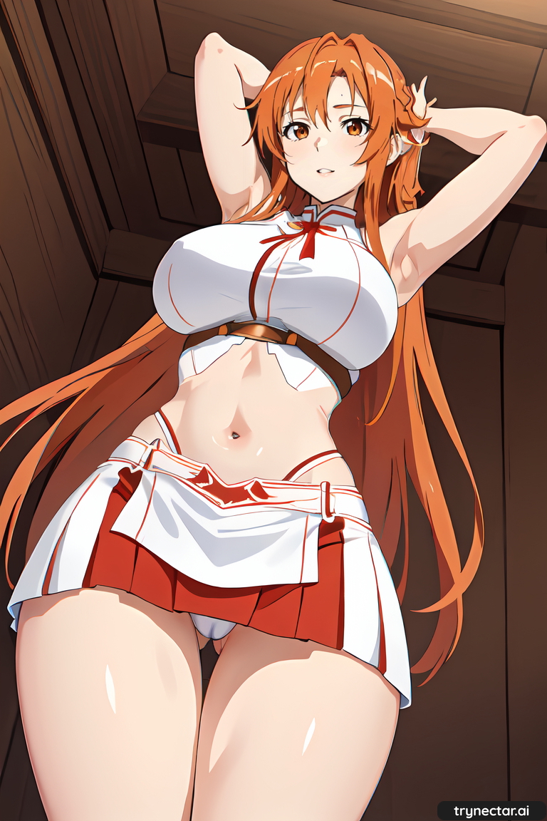 Asuna Yuuki - Sword Art Online   Anime Big Tits Hentai Thick Thighs Belly