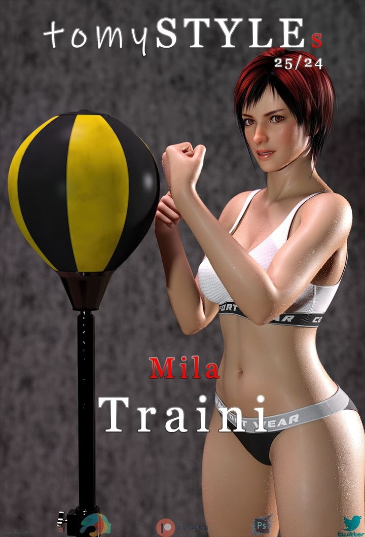 Mila - Traini Mila (dead Or Alive) Solo Sexy Red Hair
