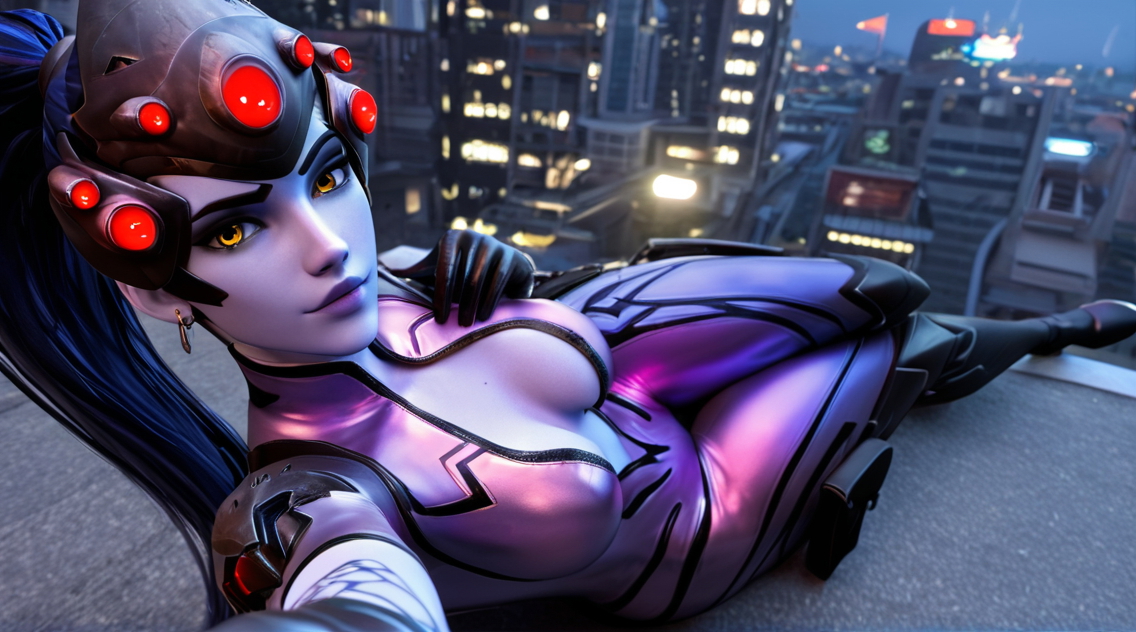 widowmaker Overwatch Widowmaker Bodysuit Female 3