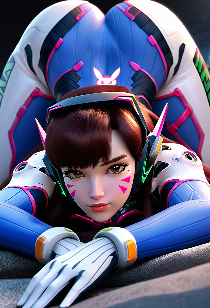 dva Overwatch Dva (overwatch) D.va Bodysuit Ass Female 2