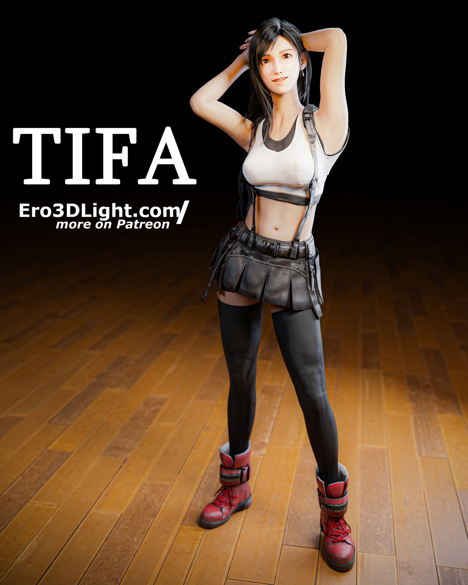 Tifa's first modeling gig Tifa Lockhart Ff7r  3