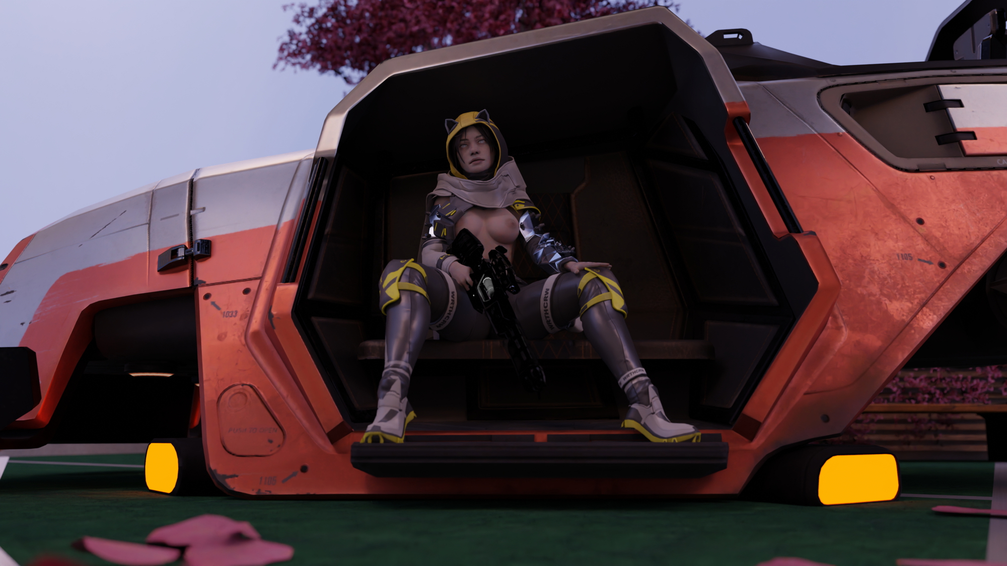 Wraith on a trident Wraith (Apex legends) Apex Legends Pose