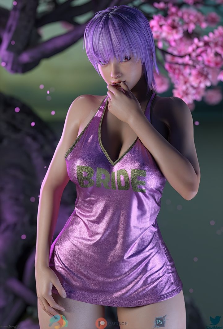 Ayane - Tree Ayane Dead Or Alive Solo Pinup 2