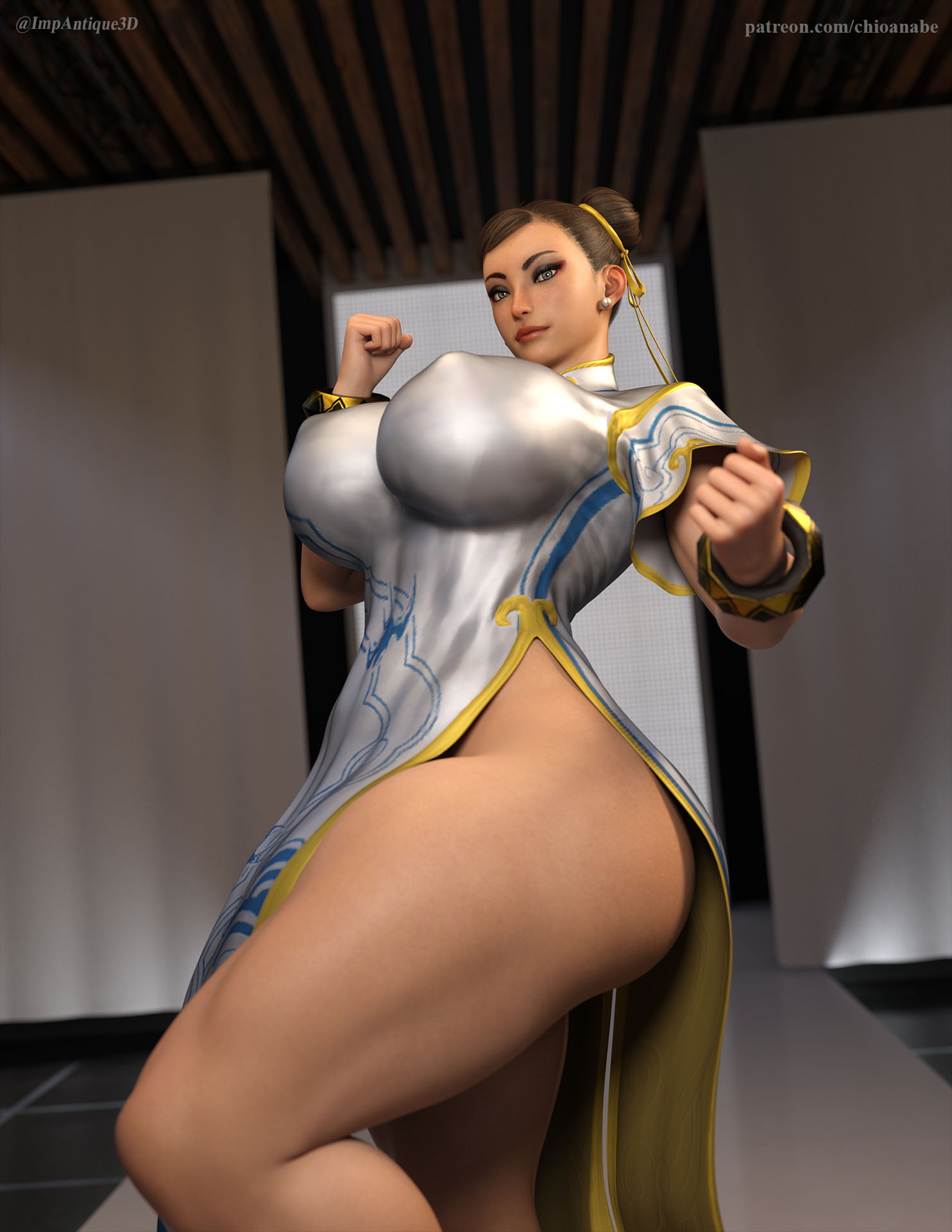Ready Now (Chun-Li)  Big Tits Thick Thighs