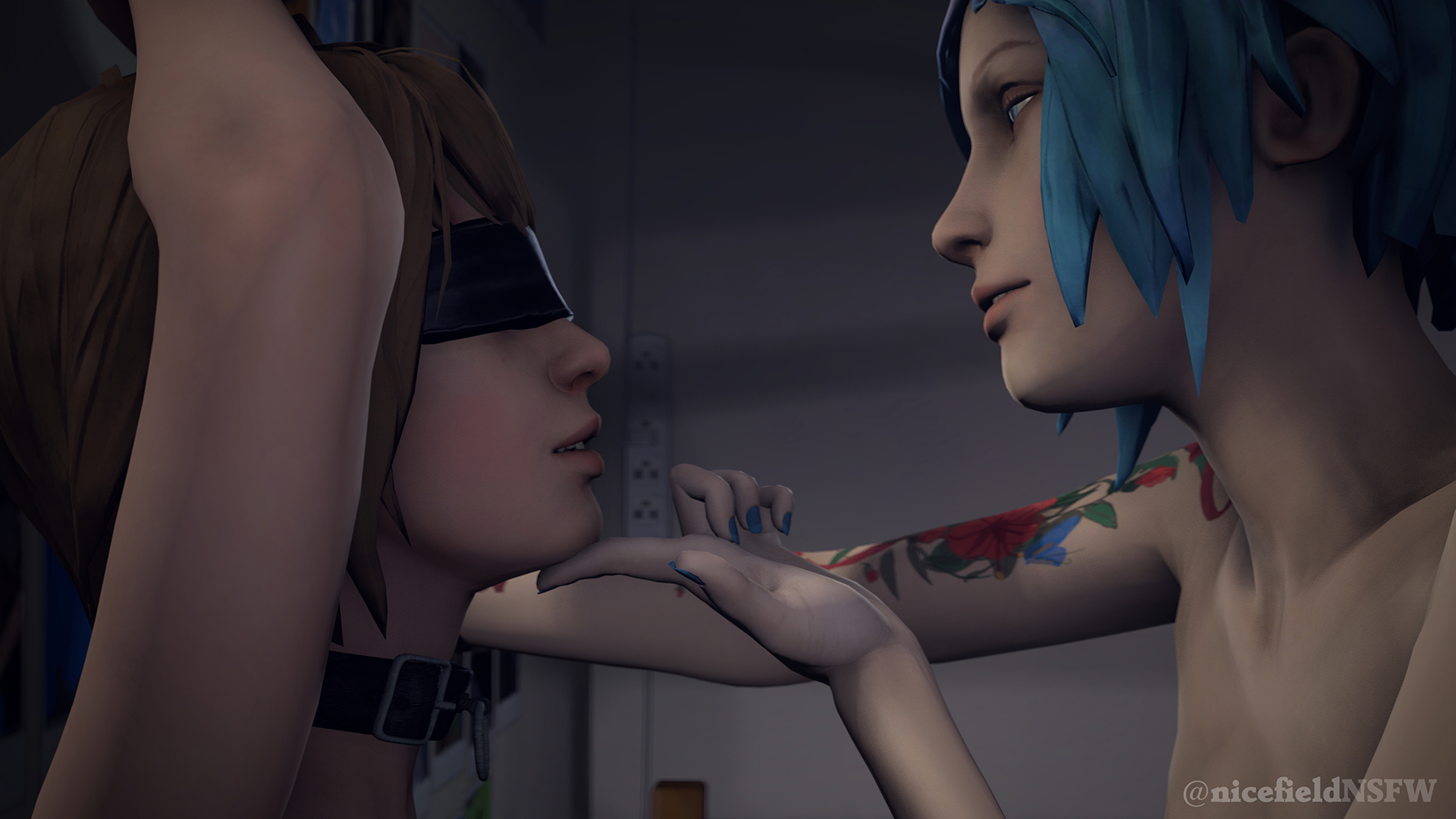 The First BDSM Night screenshot album - 77pics Life Is Strange Max Caulfield Chloe Price Pricefield Rule 34 Lesbian Bondage Bdsm Teen Petite Blue Hair Tattoo Source Filmmaker Blindfolded 45