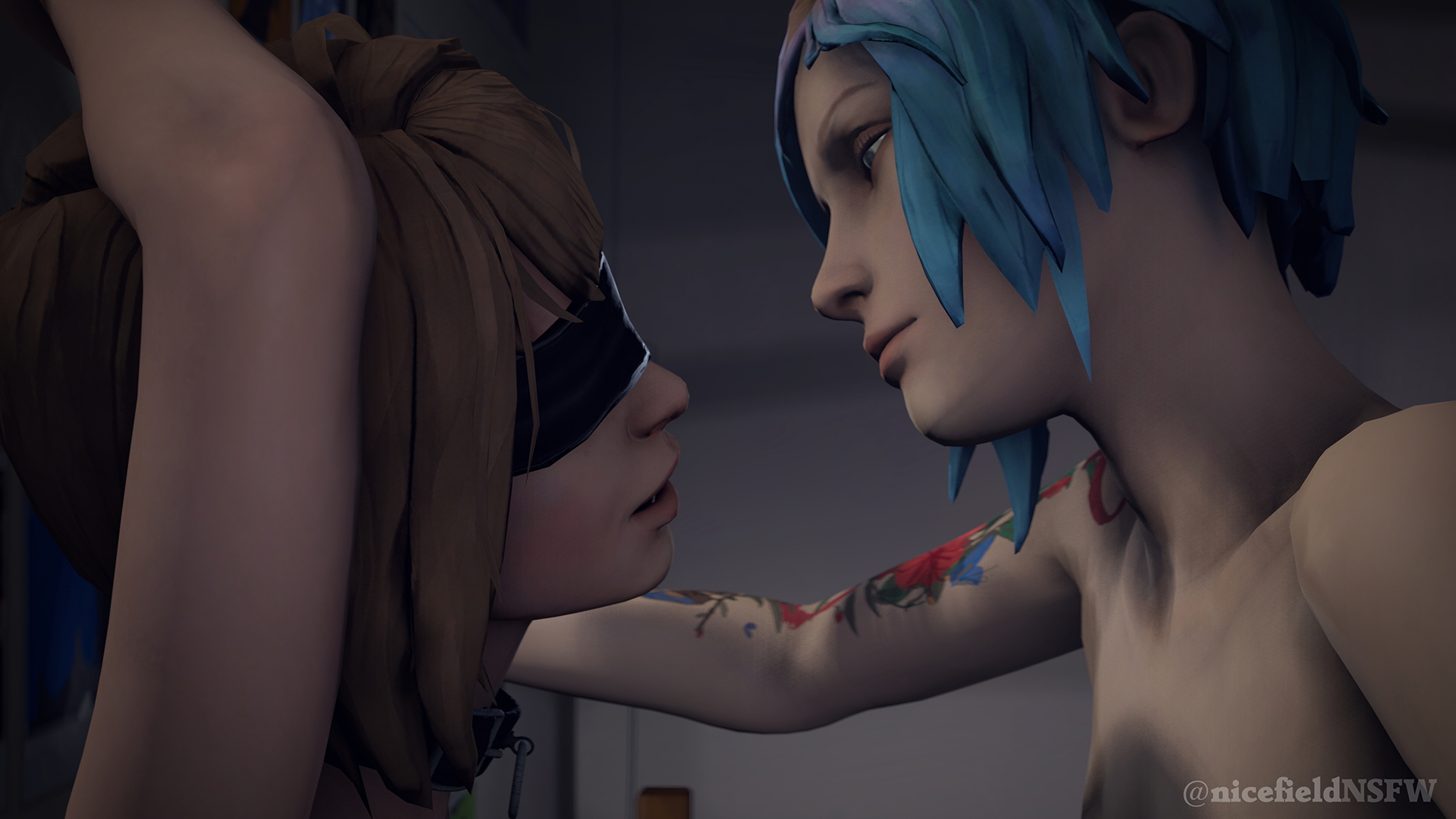 The First BDSM Night screenshot album - 77pics Life Is Strange Max Caulfield Chloe Price Pricefield Rule 34 Lesbian Bondage Bdsm Teen Petite Blue Hair Tattoo Source Filmmaker Blindfolded 47