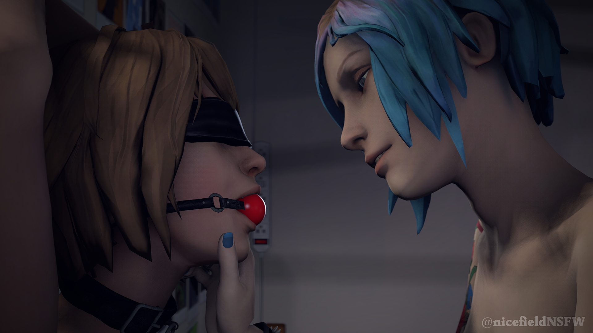 The First BDSM Night screenshot album - 77pics Life Is Strange Max Caulfield Chloe Price Pricefield Rule 34 Lesbian Bondage Bdsm Teen Petite Blue Hair Tattoo Source Filmmaker Blindfolded 48
