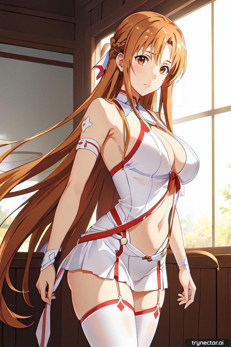 Asuna Yuuki - Sword Art Online   Horny Face Horny Big Breasts Natural Tits Petite Sexy Sexy Lingerie Sex Ass 4
