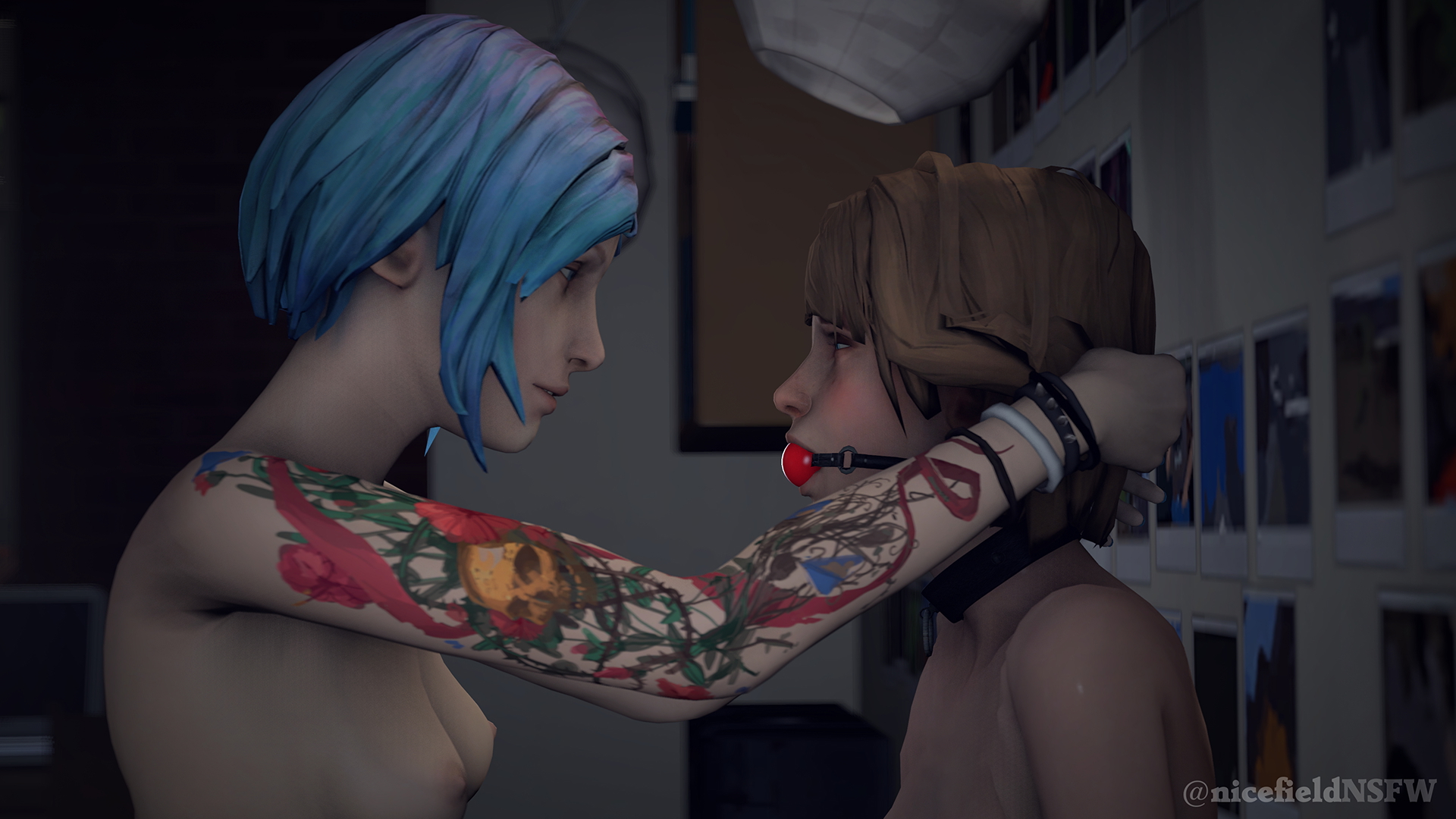 The First BDSM Night screenshot album - 77pics Life Is Strange Max Caulfield Chloe Price Pricefield Rule 34 Lesbian Bondage Bdsm Teen Petite Blue Hair Tattoo Source Filmmaker Blindfolded 64