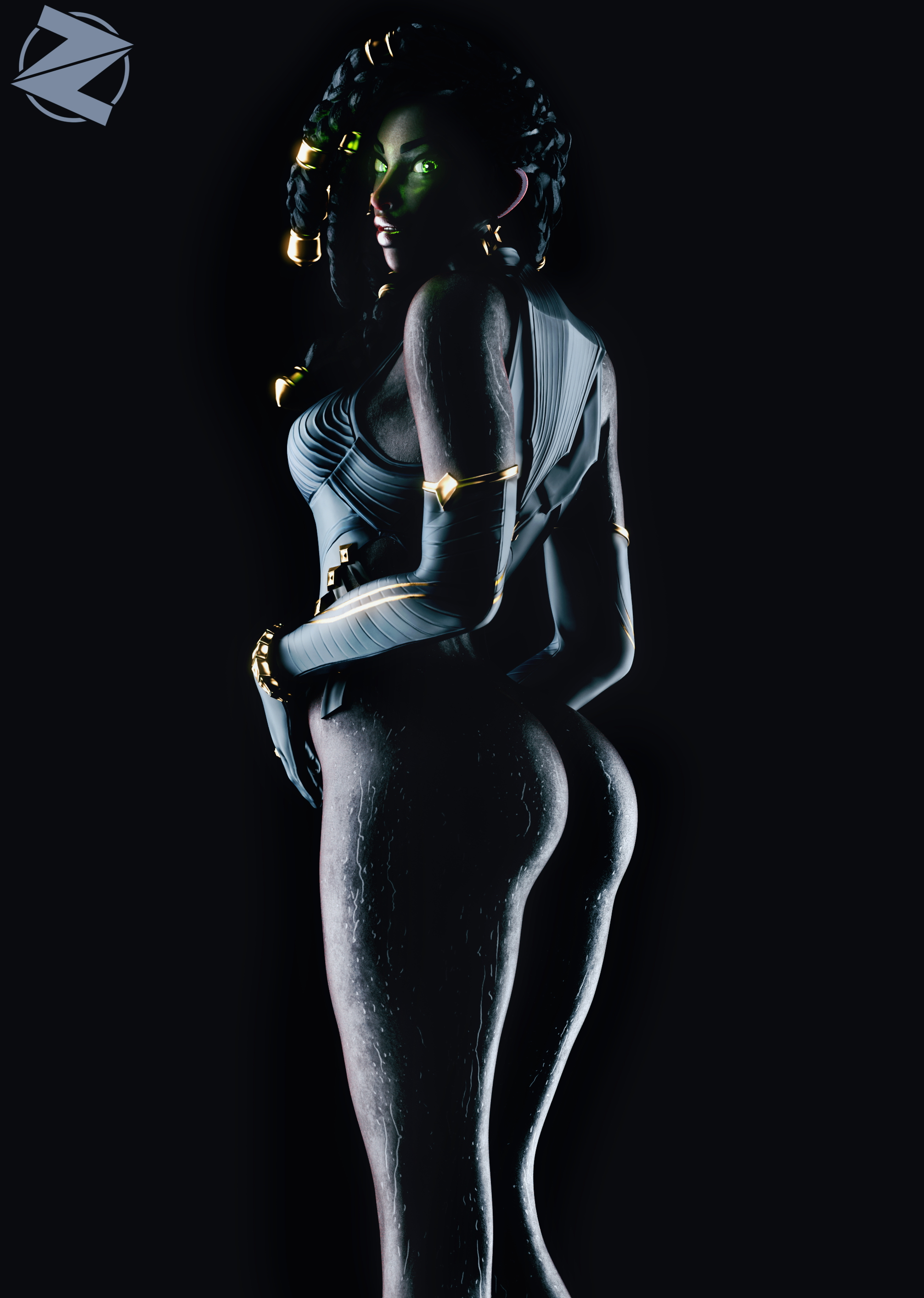 Senna MYSTERY Senna (league Of Legends) League Of Legends Ebony Black Women Pinup
