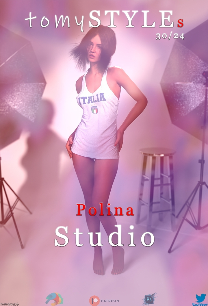Polina - Studio  Sexy Pinup Feet