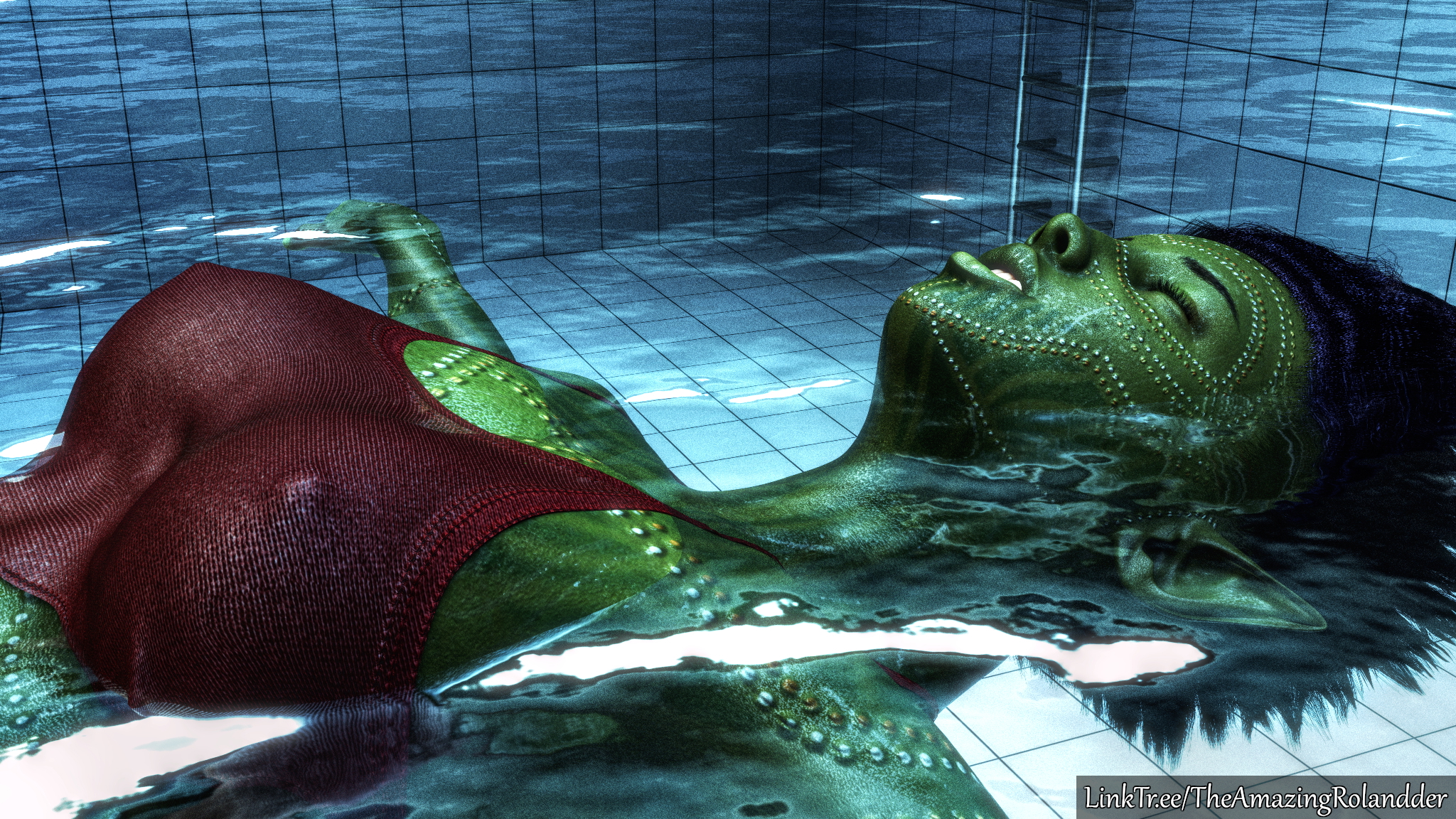 Float Khern Of Ironblade Wet Swimming Floating