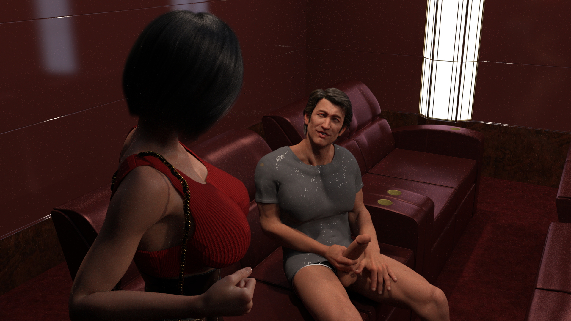 Midnight Paradise Joyce Fanart  Wife Fanart Visual Novel Cuckold Cheating Creampie Videogame 9