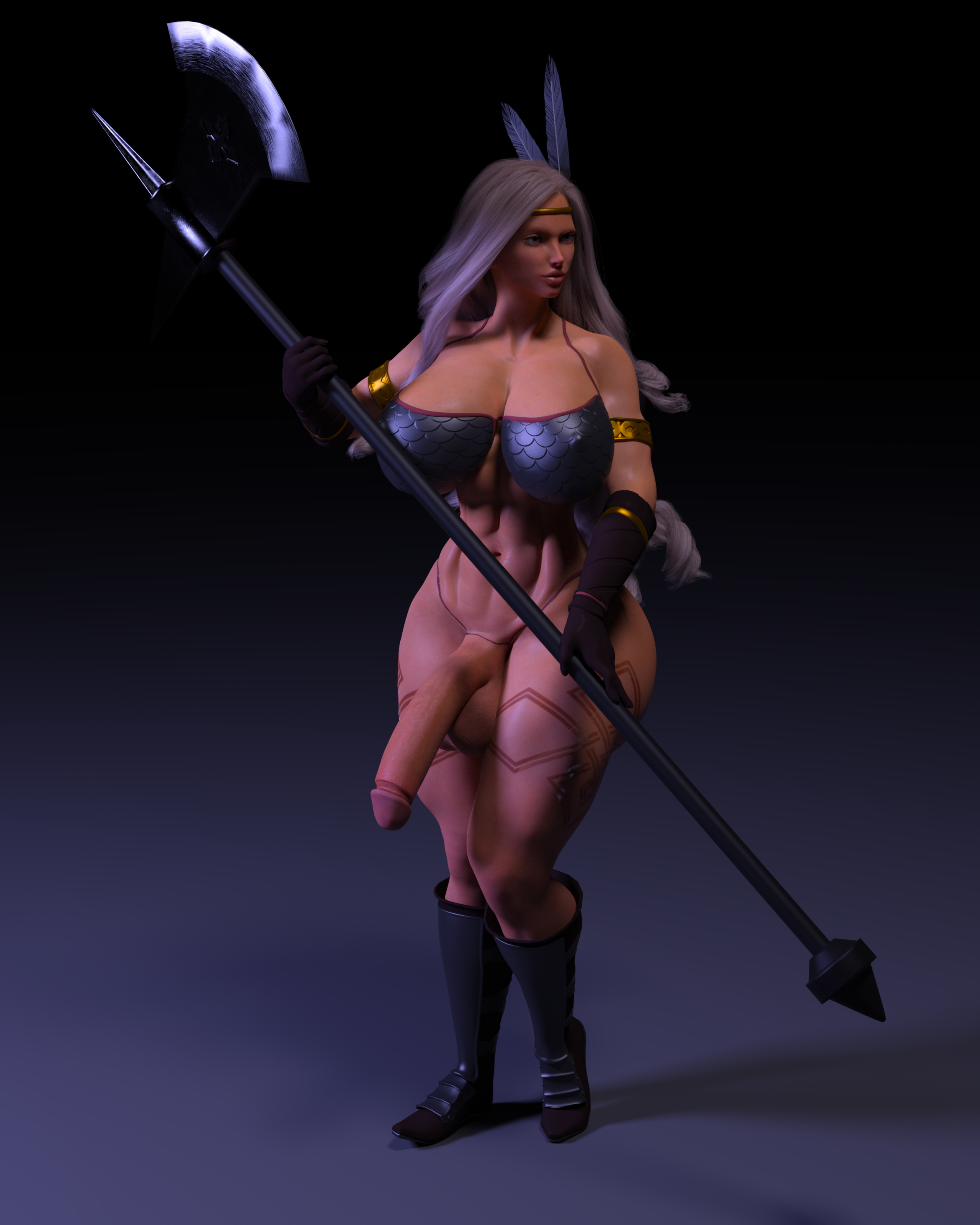 1st Halloween  Purple Hair Pink Hair Red Hair Nun Demon Barbarian Witch Gun Magic Halloween Whip Horns Abs Muscles Tall Futa Female 8
