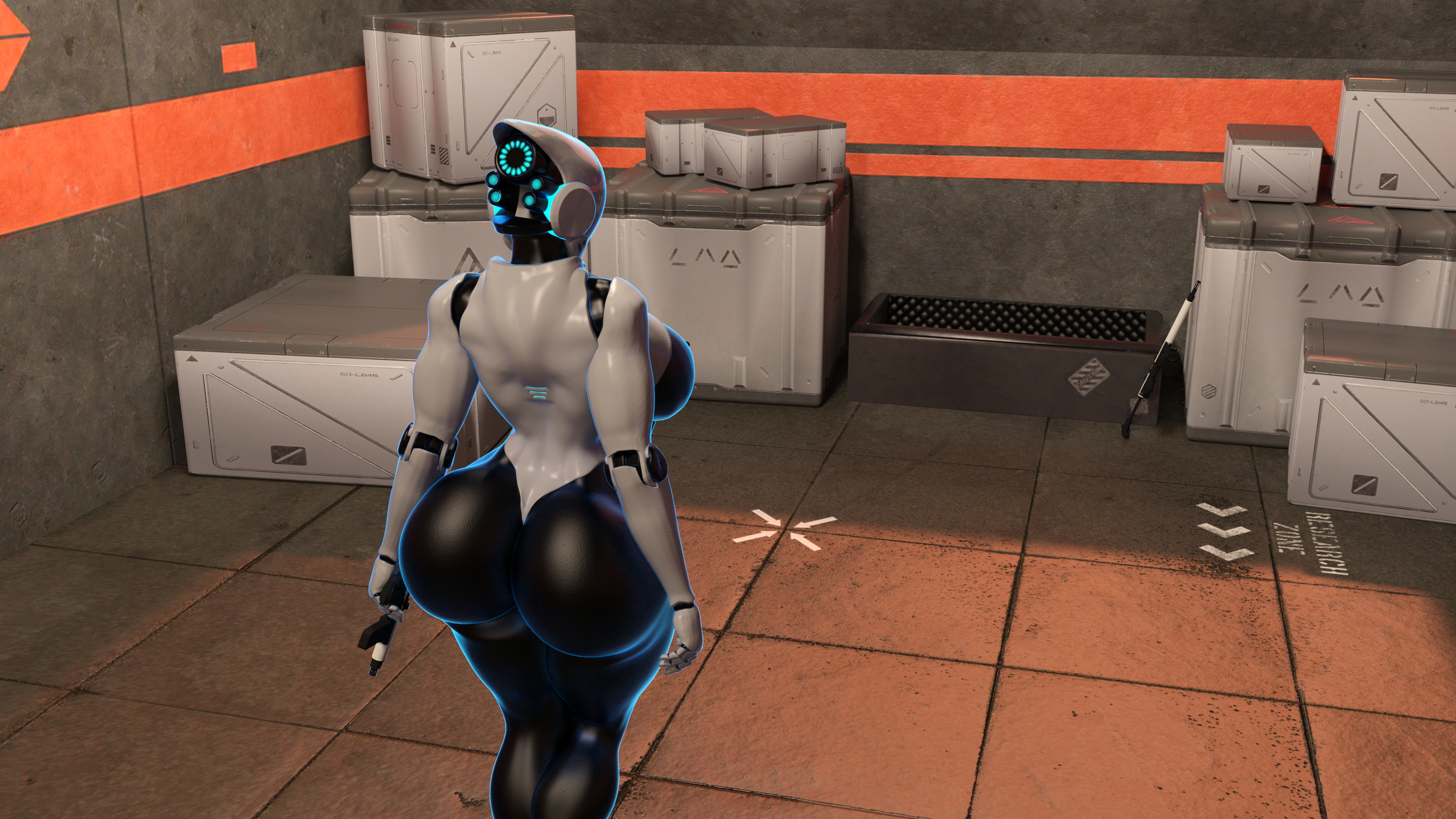 Cortana and Haydee Corruptive Code Cortana Huge Breasts Huge Ass Huge Cock Futa Female Possession Breast Expansion Ass Expansion Transformation Abs Muscles Gun 34