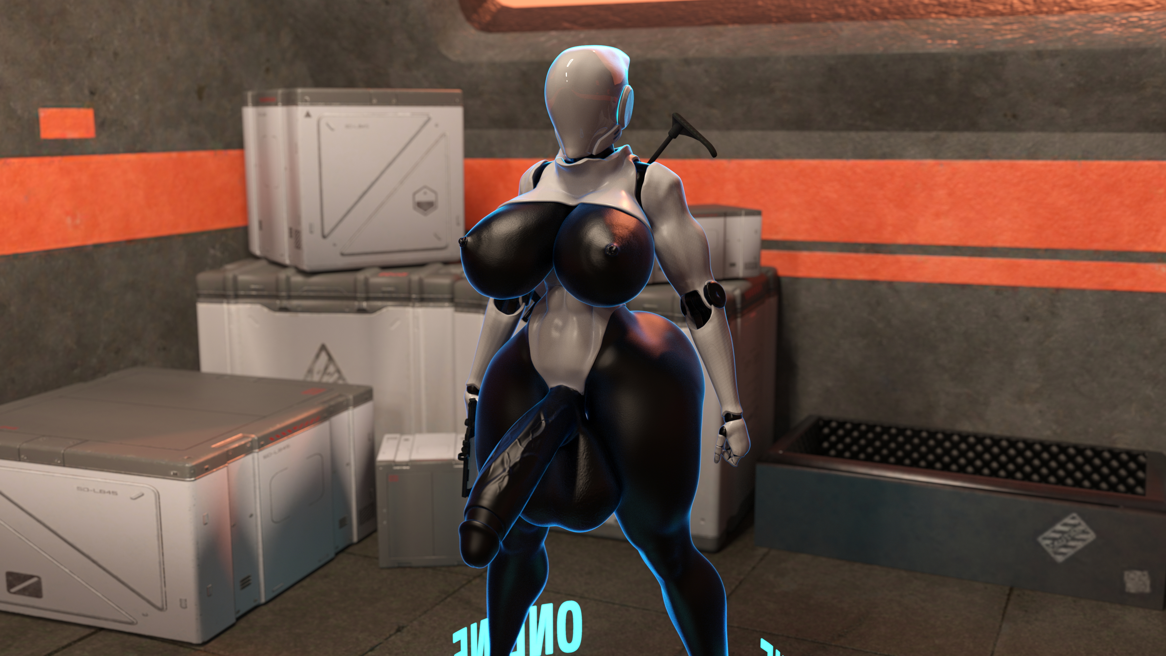 Cortana and Haydee Corruptive Code Cortana Huge Breasts Huge Ass Huge Cock Futa Female Possession Breast Expansion Ass Expansion Transformation Abs Muscles Gun 42