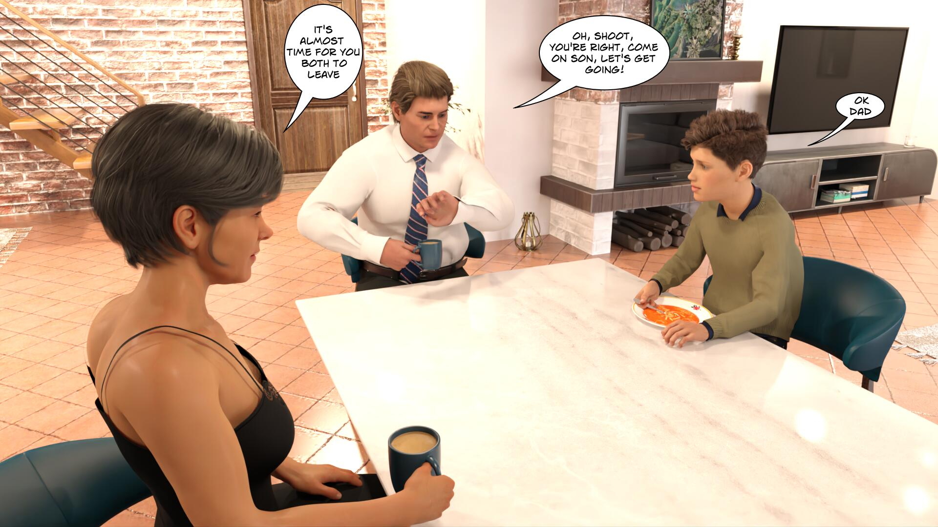 Journey - Comic Part 1  Son Incest Milf Cheating Creampie 13