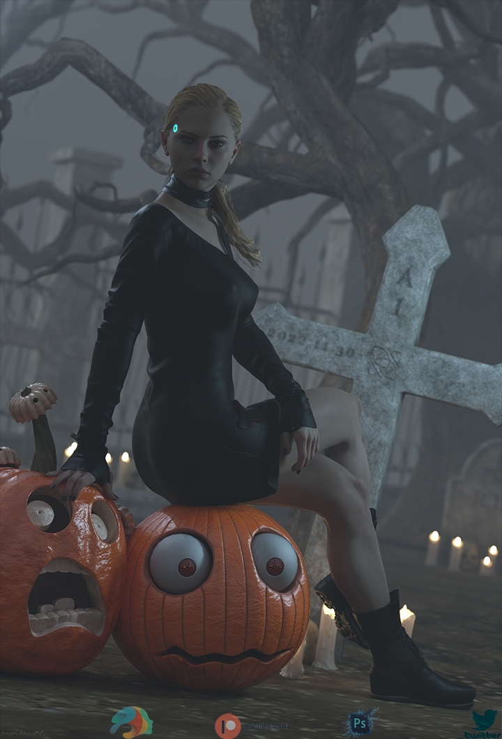 Chloe - Halloween Detroit Become Human Chloe Sexy Halloween 2