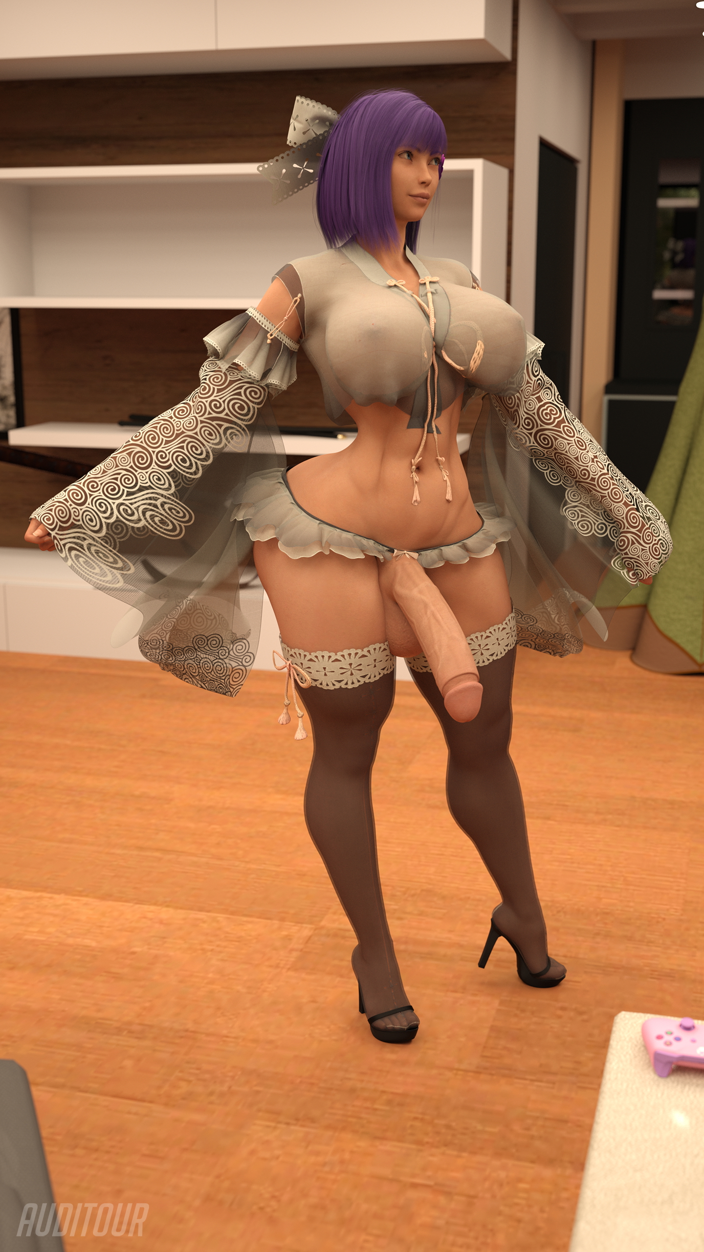 Second Year Gathering  Purple Hair Pink Hair Abs Muscles Futa Female Cosplay Nun Mma Huge Breasts Huge Ass Huge Cock 3
