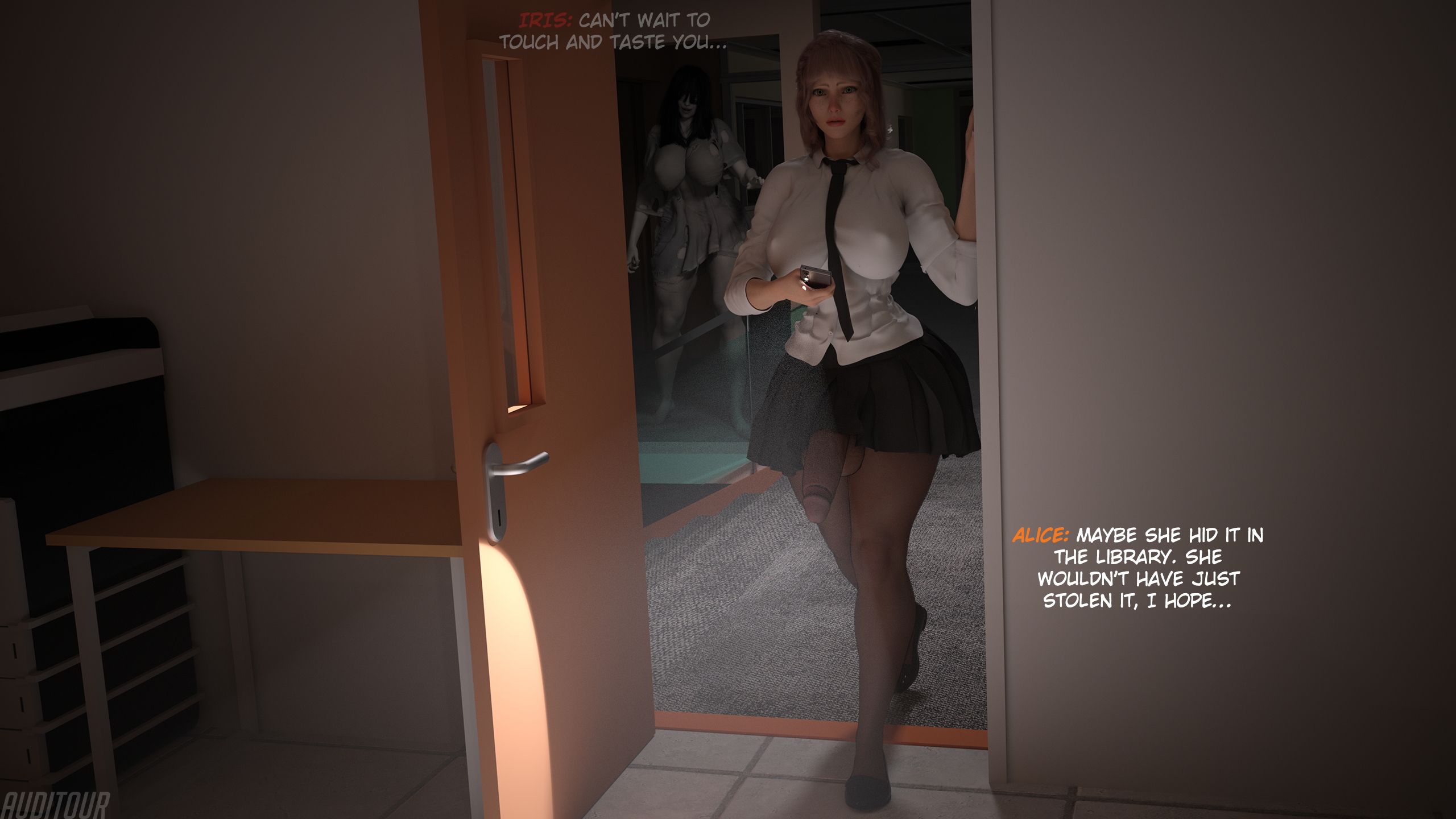 Haunted Alice Tall Female Futa Ghost Monster Possession Sex Vore Abs Muscles Growth Huge Breasts Huge Cock Huge Ass Night Size Difference Ass Expansion Breast Expansion Transformation College 7
