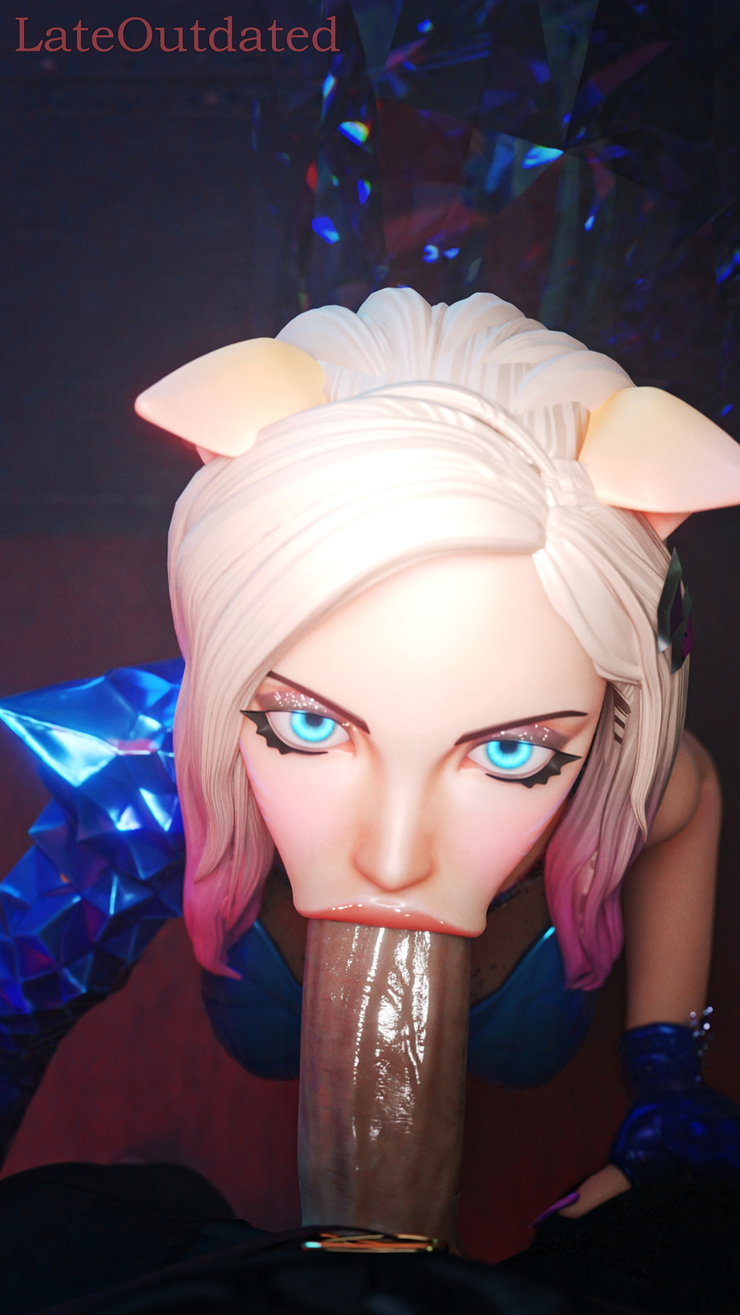 Ahri - Thank You Mr. Manager Ahri K Da Ahri K/da Ahri League Of Legends 3d Porn Blender3d Blowjob Fellatio Public In Public Clothed Animated 1girl 1boy1girl 5