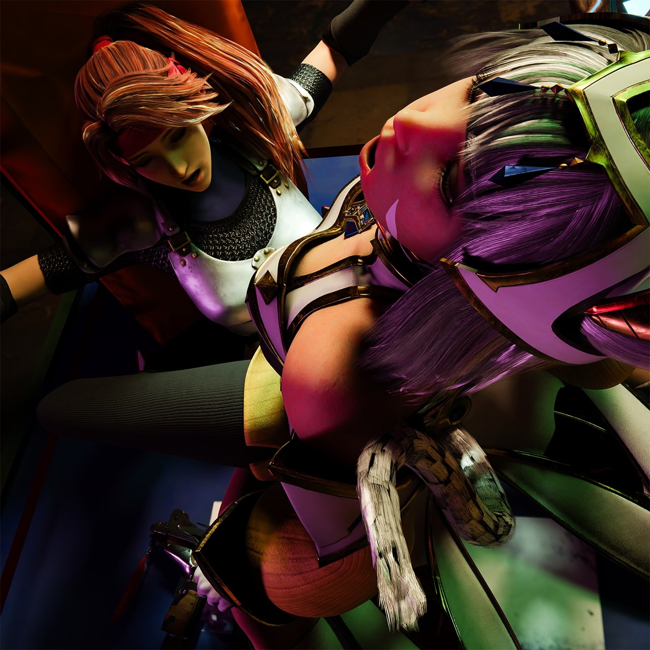 XenoFantasy: Jessie x Nia Nia Jessie Rasberry Xenoblade Chronicles 2 Final Fantasy Final Fantasy 7 Remake Vaginal Futanari Futa 3