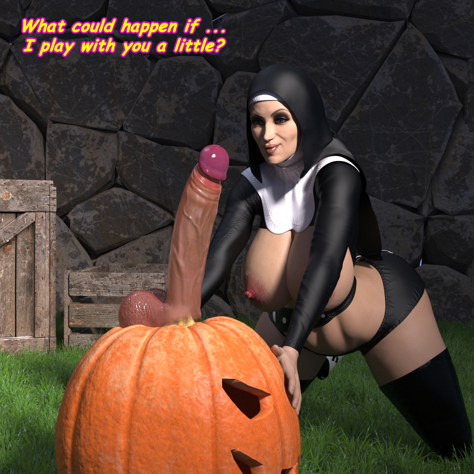 Mom Halloween Adventure (par 1)  Halloween Big Dick Mom 7