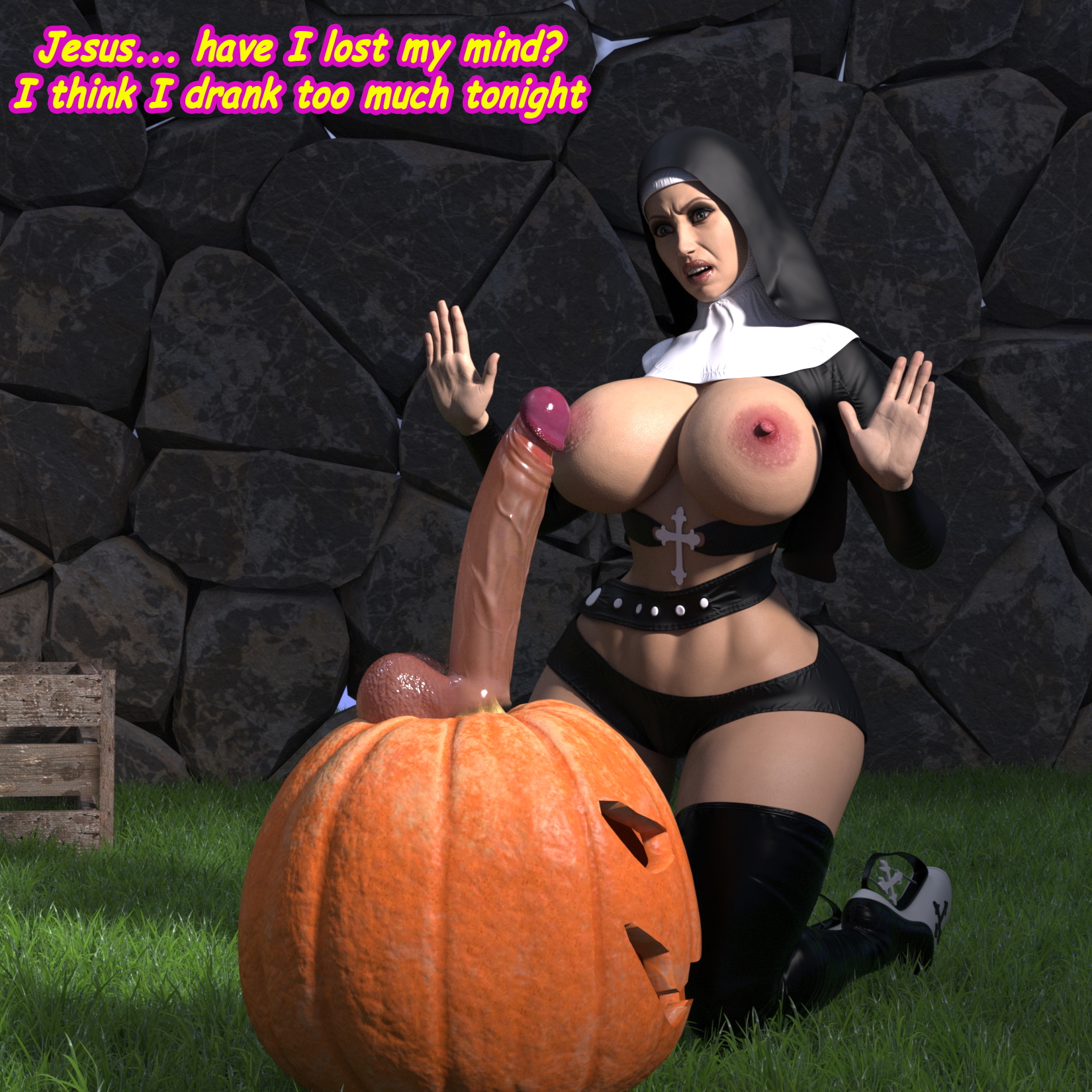 Mom Halloween Adventure (par 1)  Halloween Big Dick Mom 8