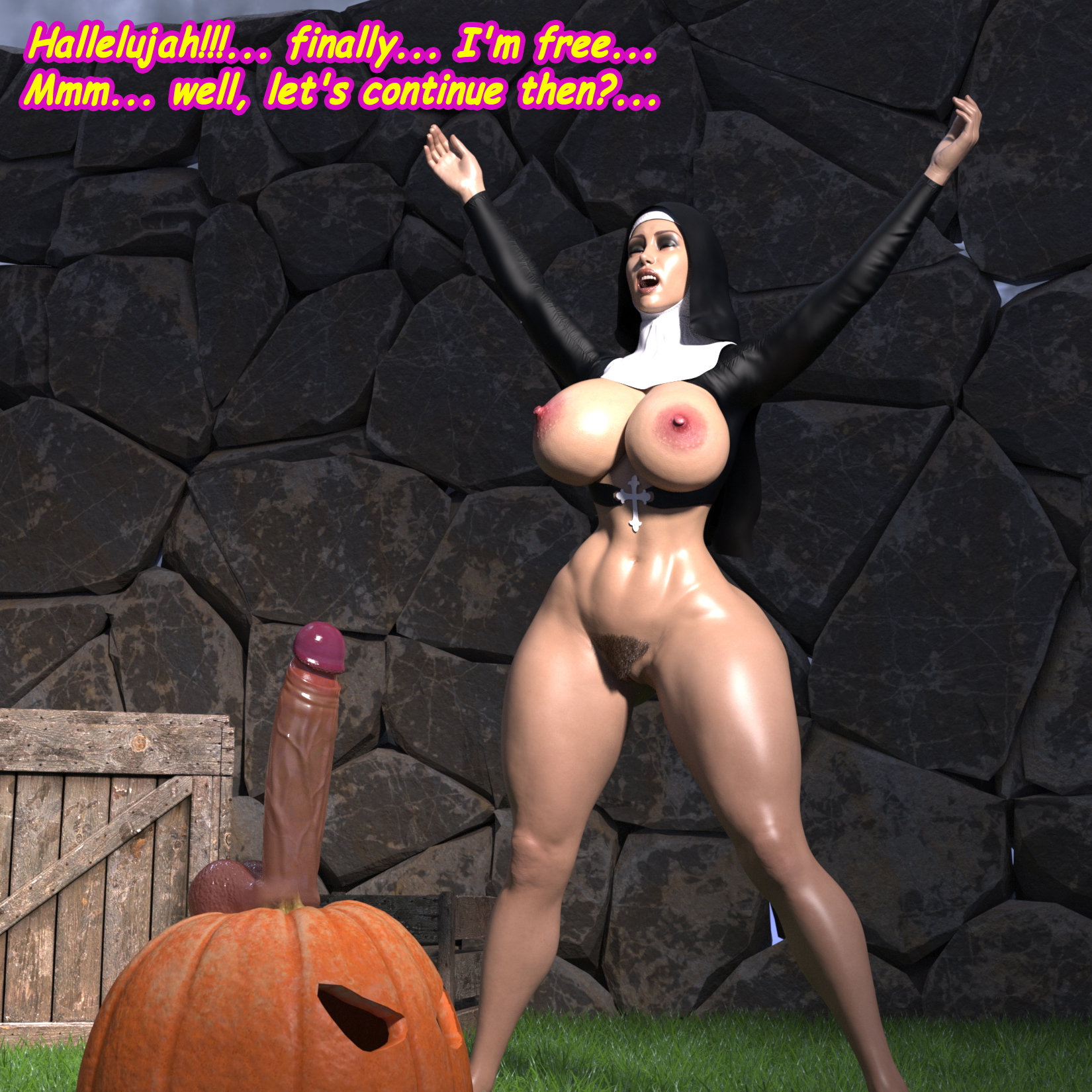 Mom Halloween Adventure (par 1)  Halloween Big Dick Mom 13
