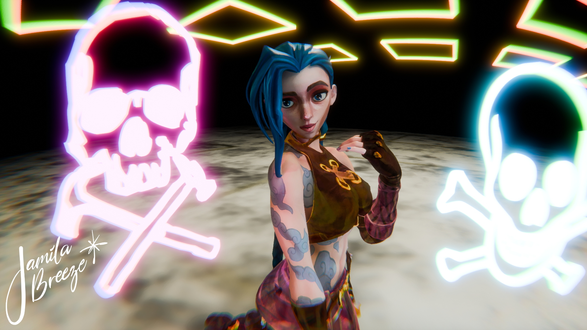 WIP -Arcane Jamila Breeze Arcane Arcane Jinx Sfw