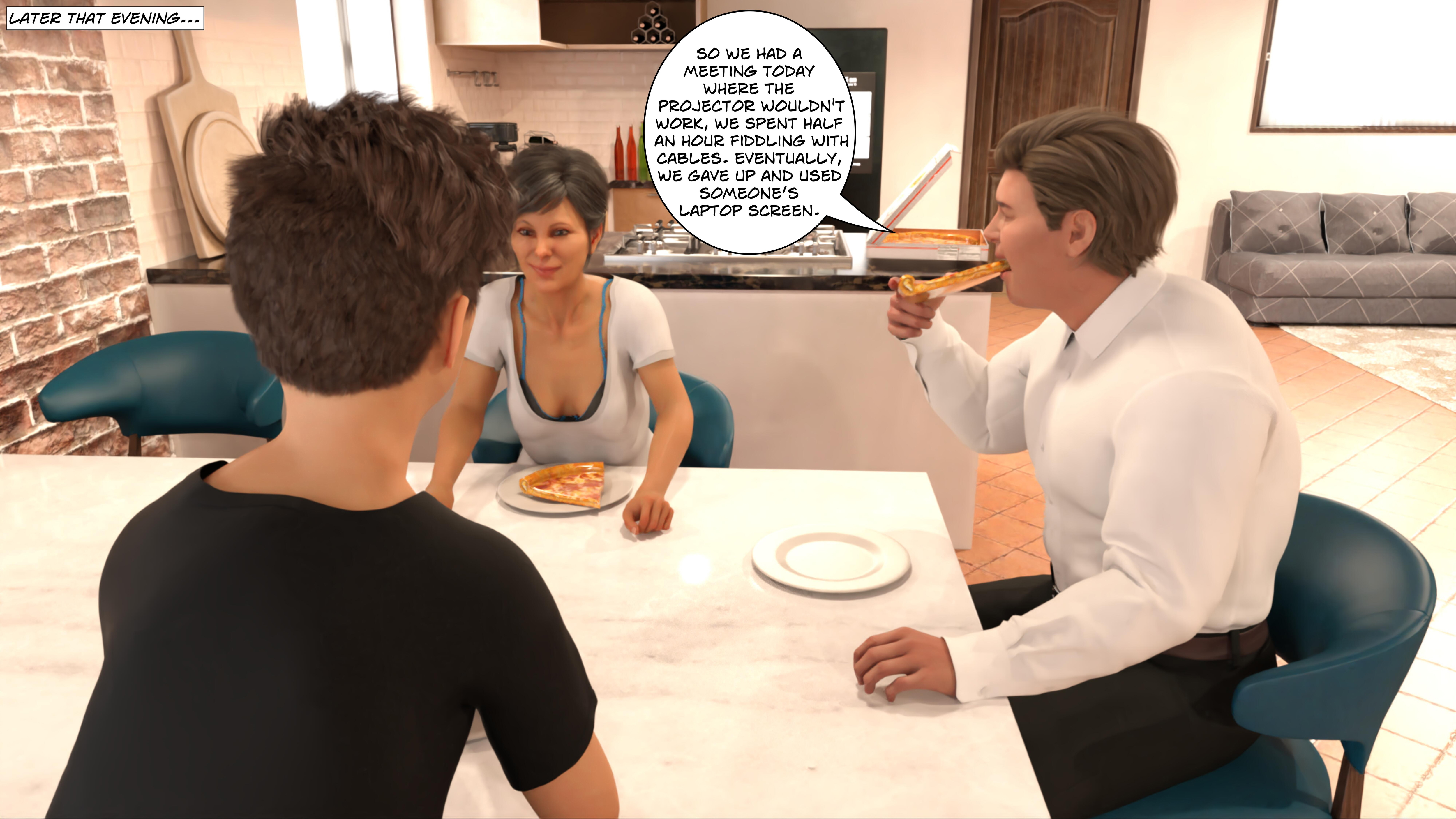 Journey - Comic Part 2  Son Milf Incest Cheating Blowjob Shower