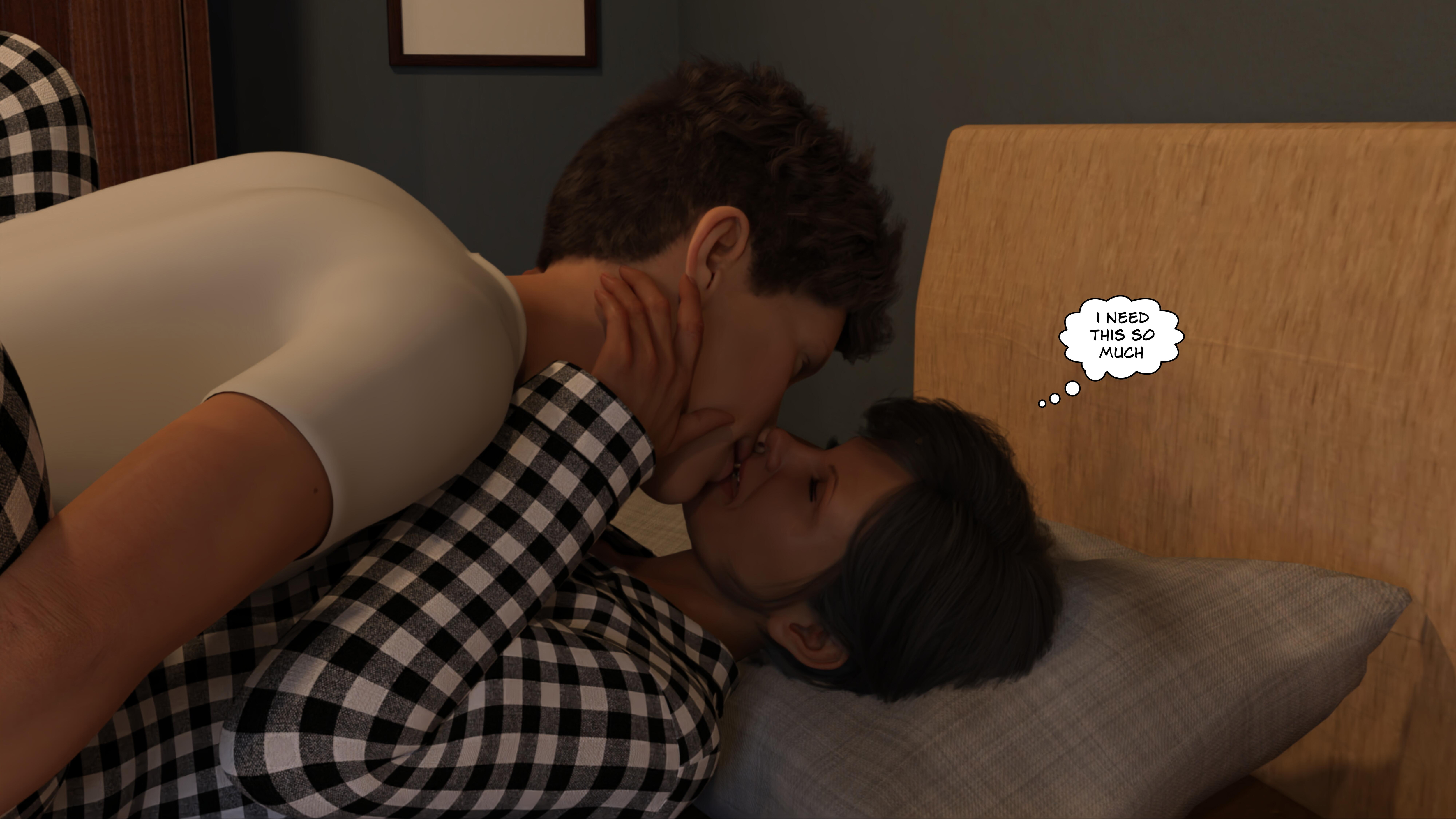 Journey - Comic Part 2  Son Milf Incest Cheating Blowjob Shower 20