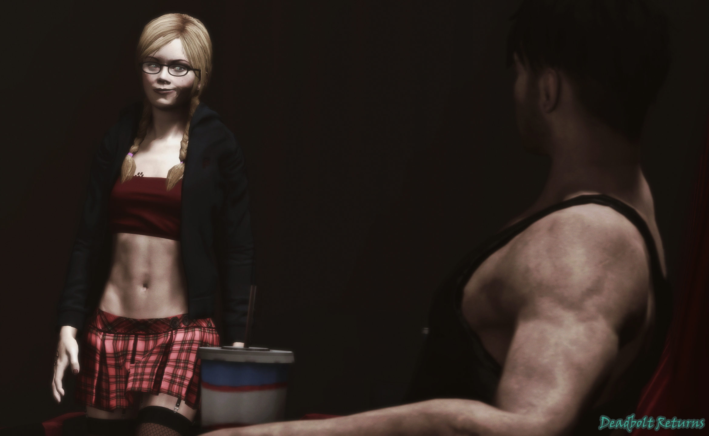 Alone in a Movie Theater (Fractured Purity)  3d Porn 3dnsfw Sfm Source Filmmaker Public In Public Big Cock 2