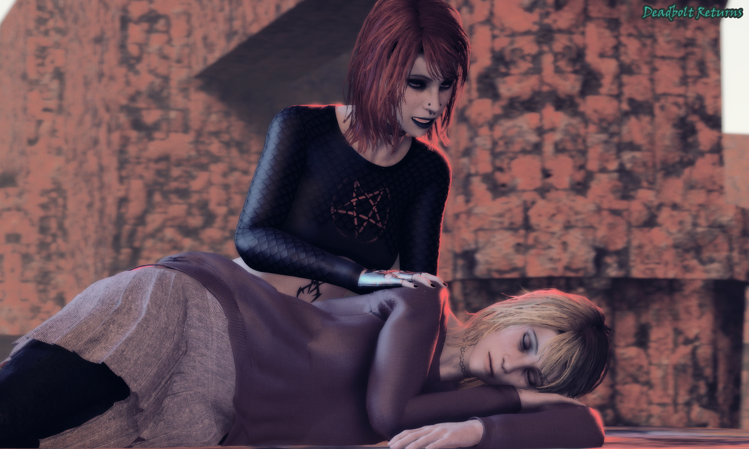 A Meeting of the Minds (Sextape in Hell) Heather Morrison Sextape In Hell Original Character Original Series Sfm Source Filmmaker 3d Porn 3dnsfw Nsfw Lesbian Lesbian Sex Selfcest 5