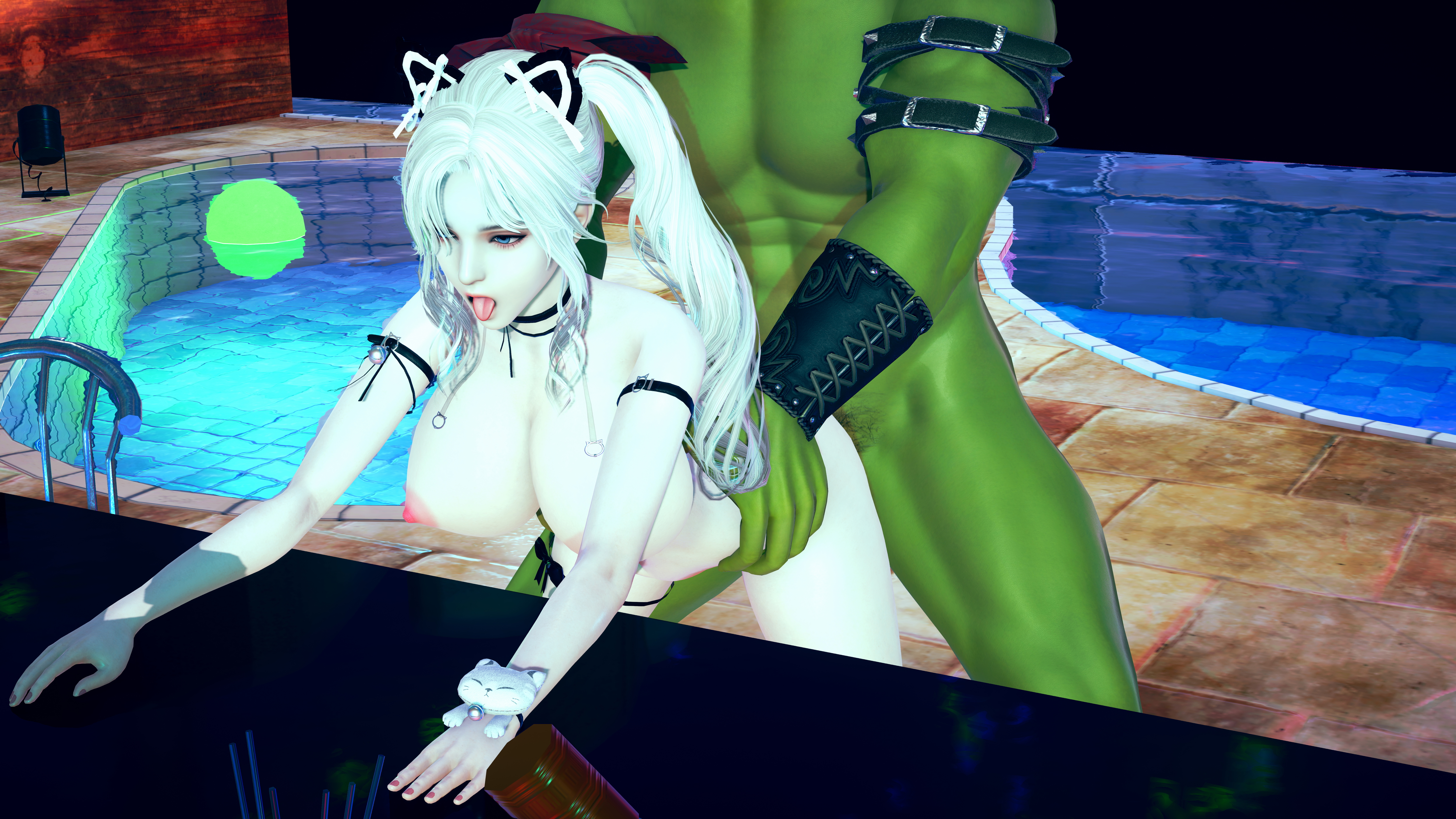 Charon Go to a bar EP2 Vindictus Honey Select 2 Orc Bar Big Cock 8