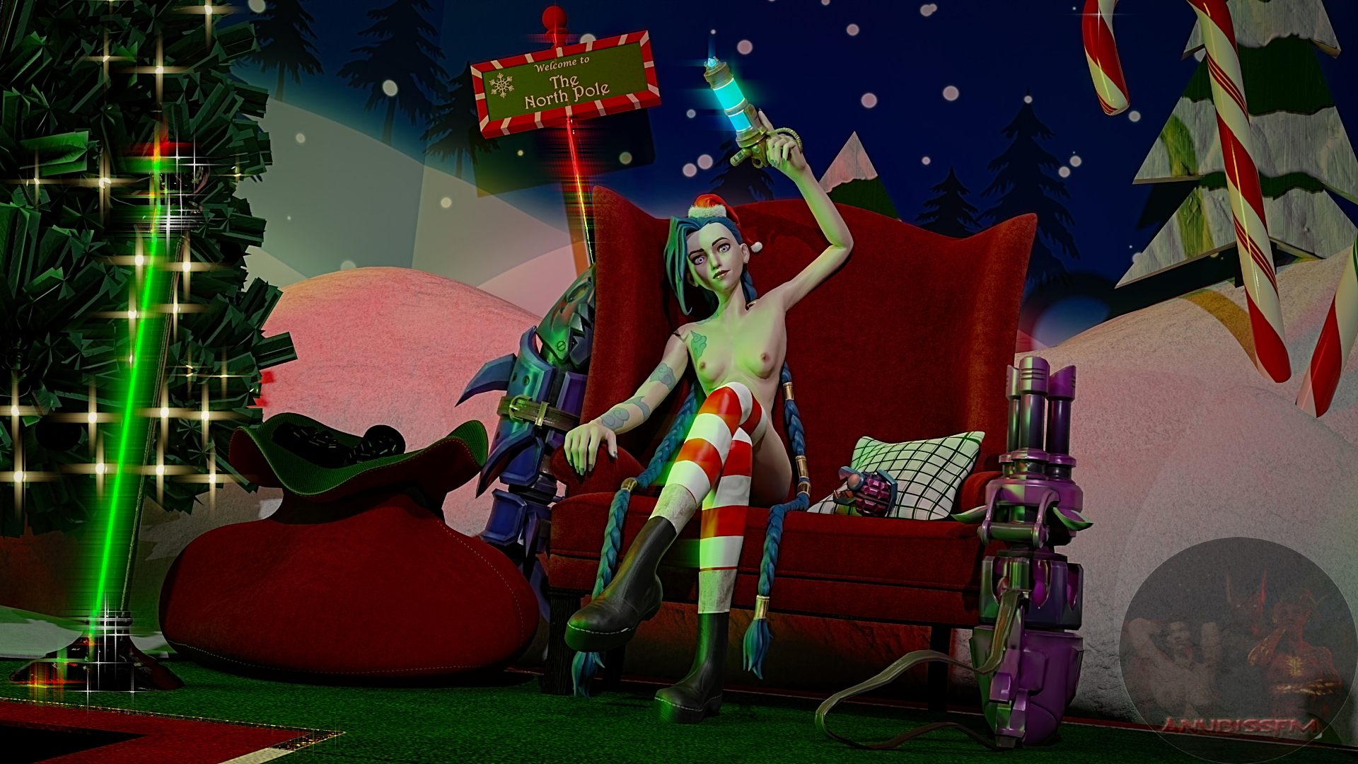 Xmas with Jinx Jinx League Of Legends Xmas
