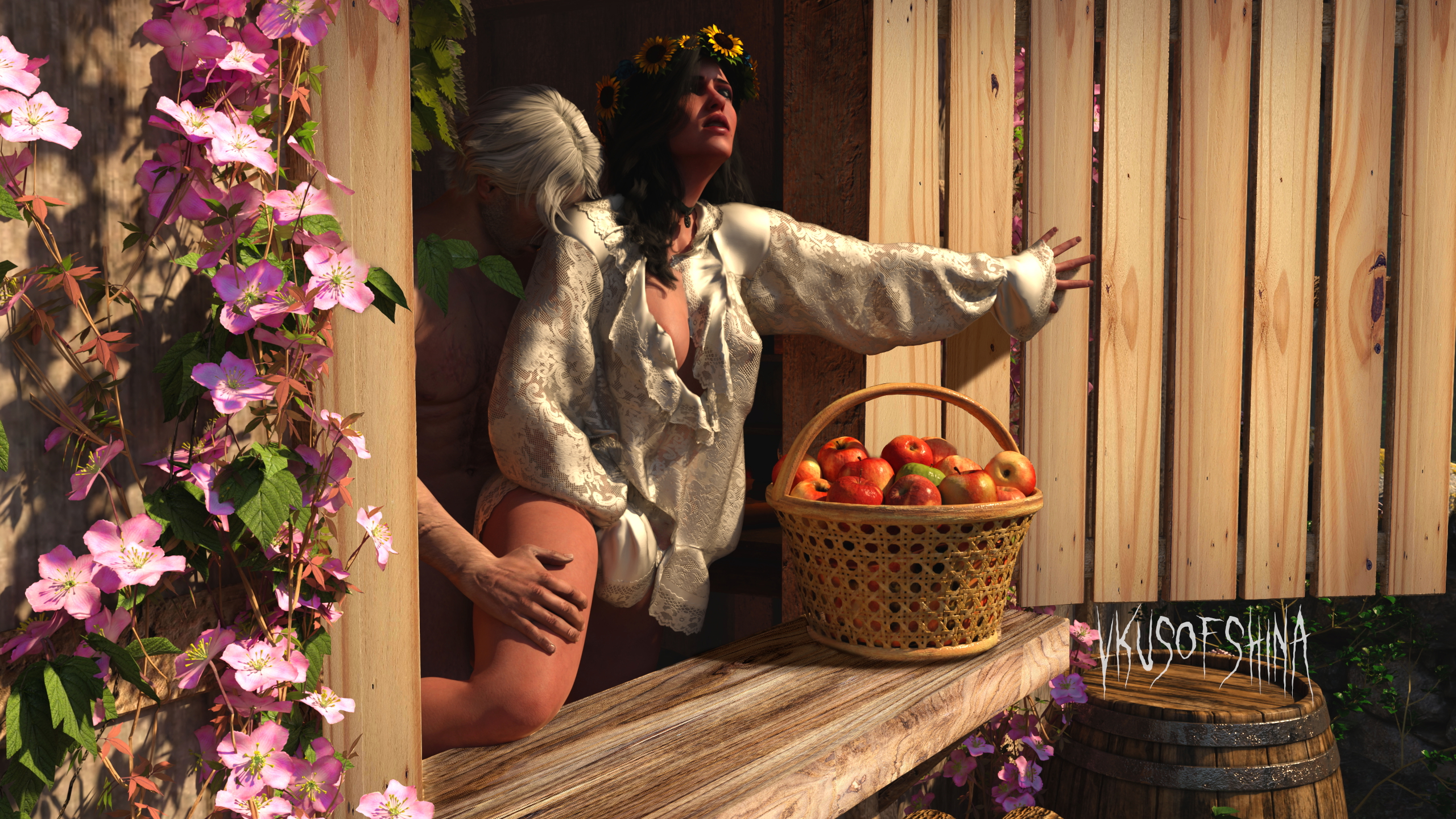 good ending The Witcher The Witcher 3 Geralt of rivia Yennefer di Vengerberg Yennefer (witcher) Back View