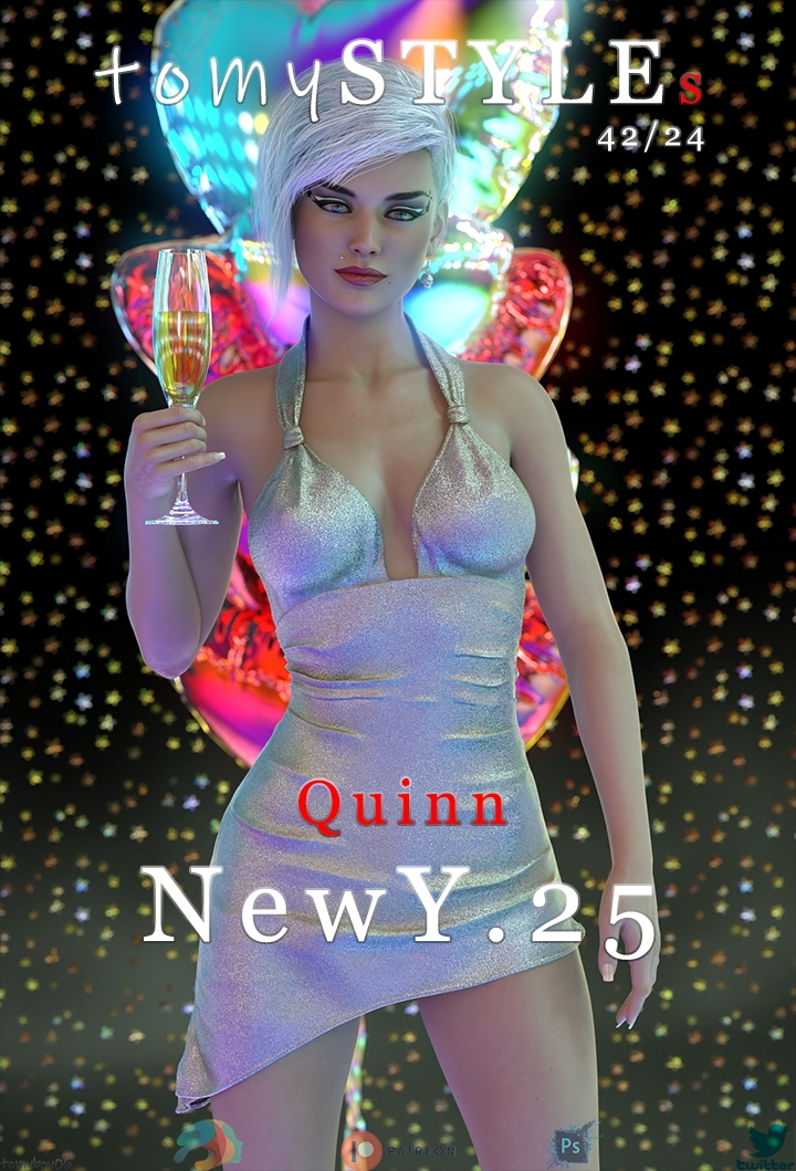 Quinn - NewY.25  Pinup Sexy Happy New Year
