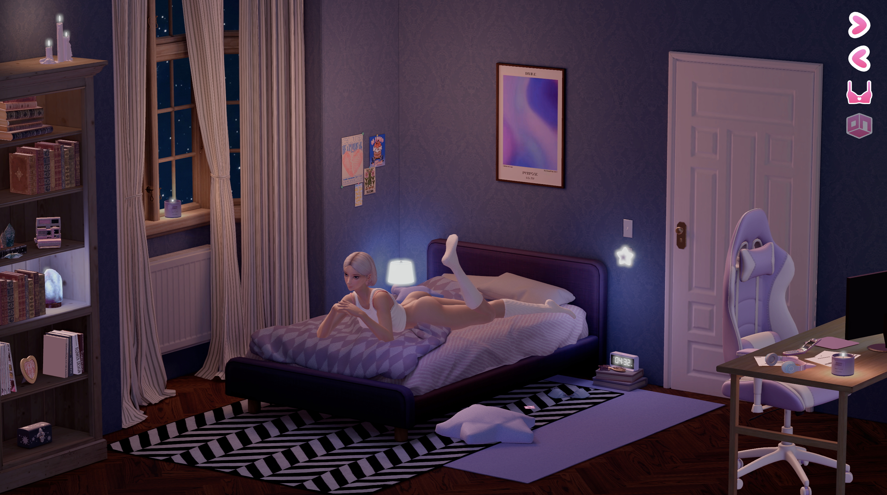 Hey! We released the new virtualgirl.io update. Get your Game Access here: https://www.patreon.com/virtualgirlio Not only have we added new features  but we’ve also refined the performance  reworked the UI  the graphics and the gameplay to make it much better