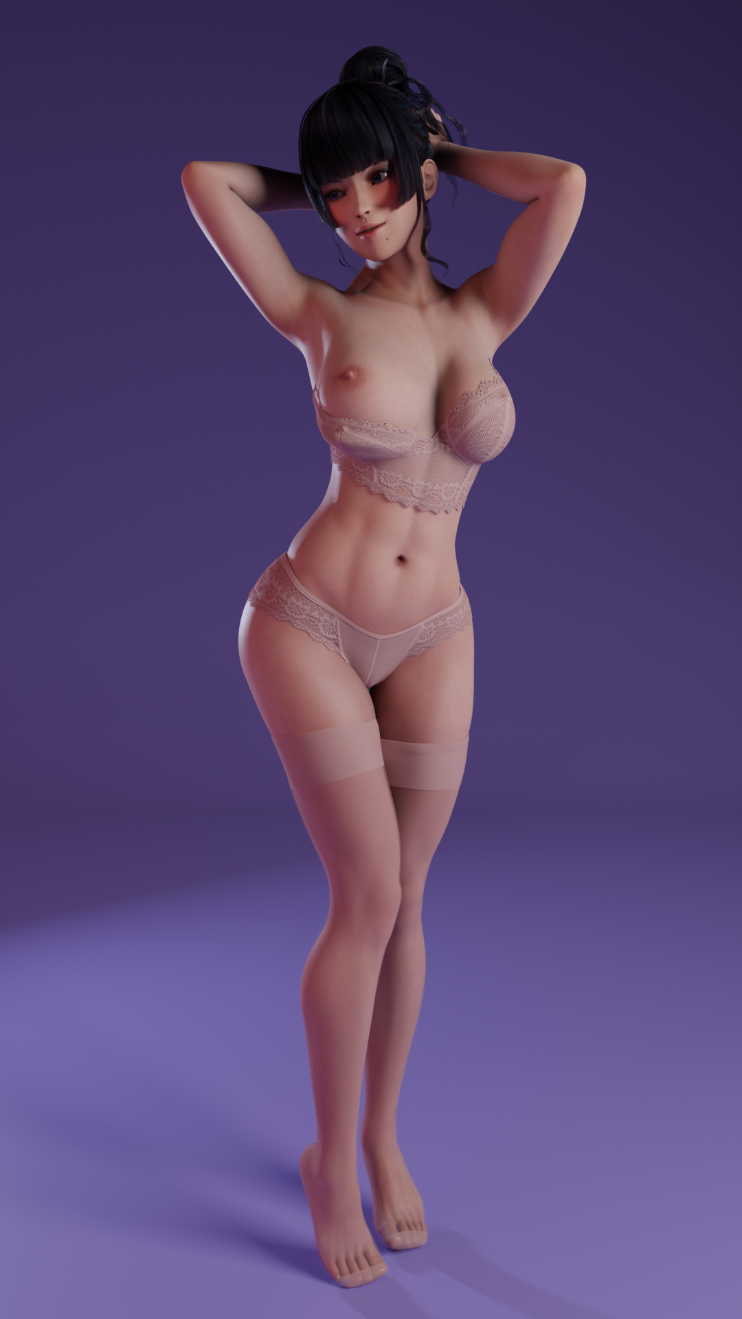 Nyotengu Studio Shoot Dead Or Alive Nyotengu Pinup Lingerie 3