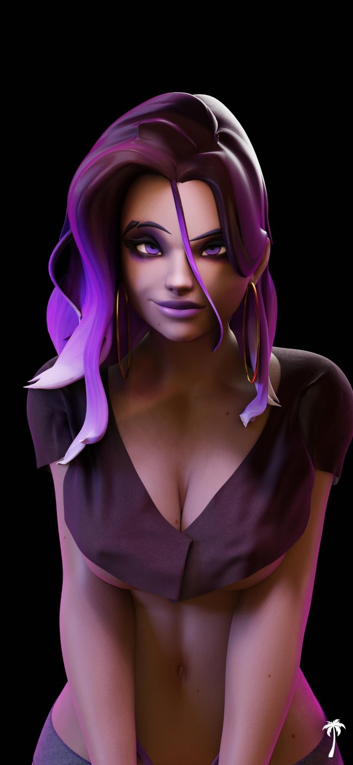 💜 Thicc Sombra 💜 Sombra (overwatch) Sombra Brownskin Hot Thick Thighs Thick Thick Ass Big Ass Sexy Sexy Ass Latina Tan Skin 11