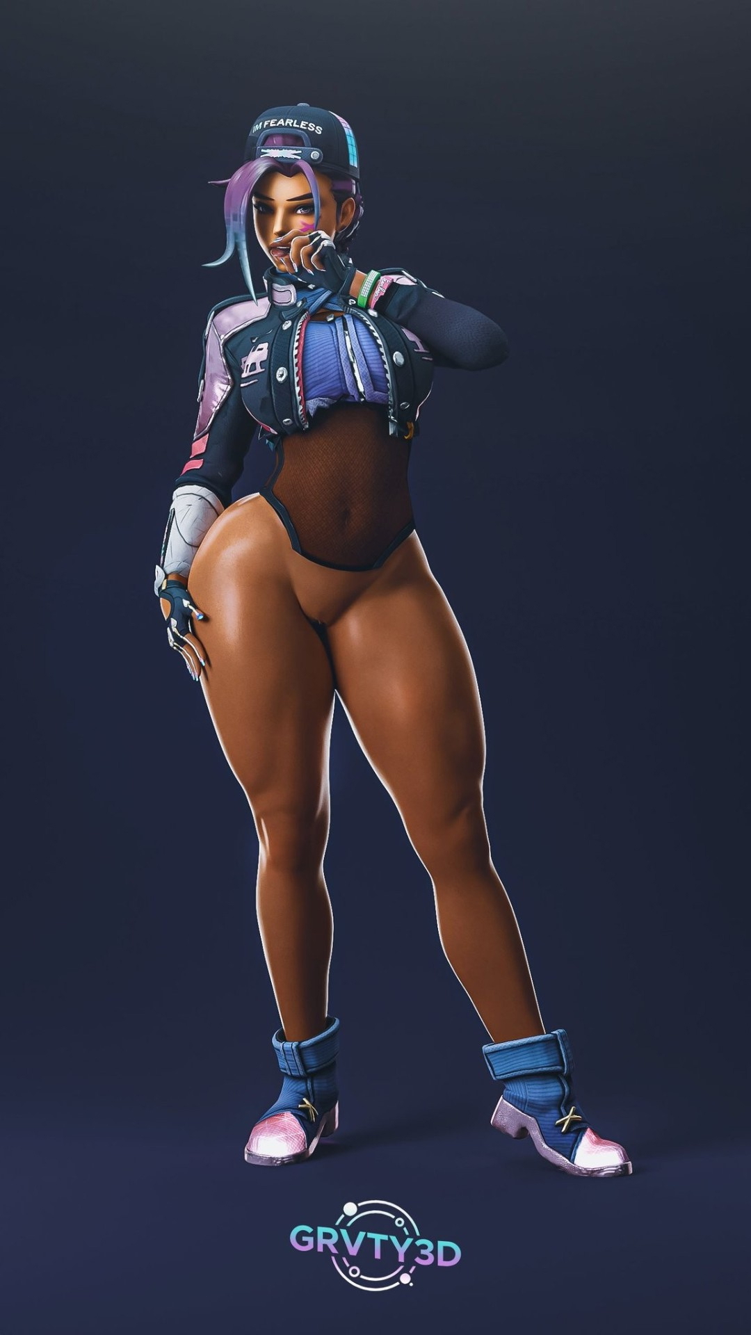 💜 Thicc Sombra 💜 Sombra (overwatch) Sombra Brownskin Hot Thick Thighs Thick Thick Ass Big Ass Sexy Sexy Ass Latina Tan Skin 23