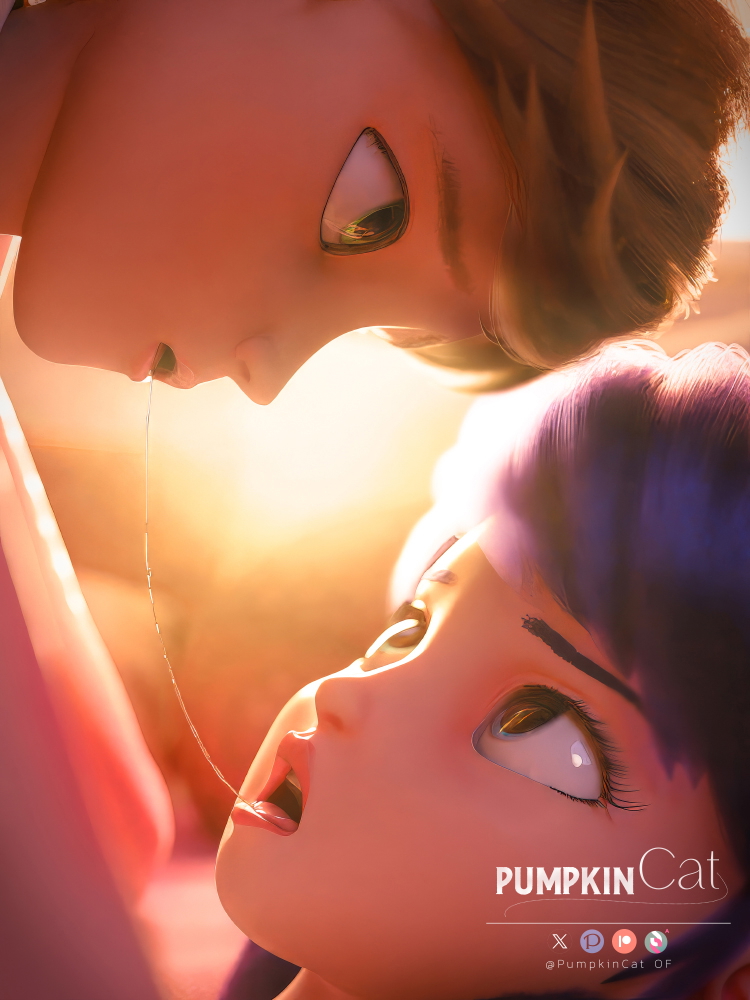 December Request Lottery! Kagami Marinette (miraculousladybug) Miraculous Ladybug Missionary Threesome Kissing Kiss