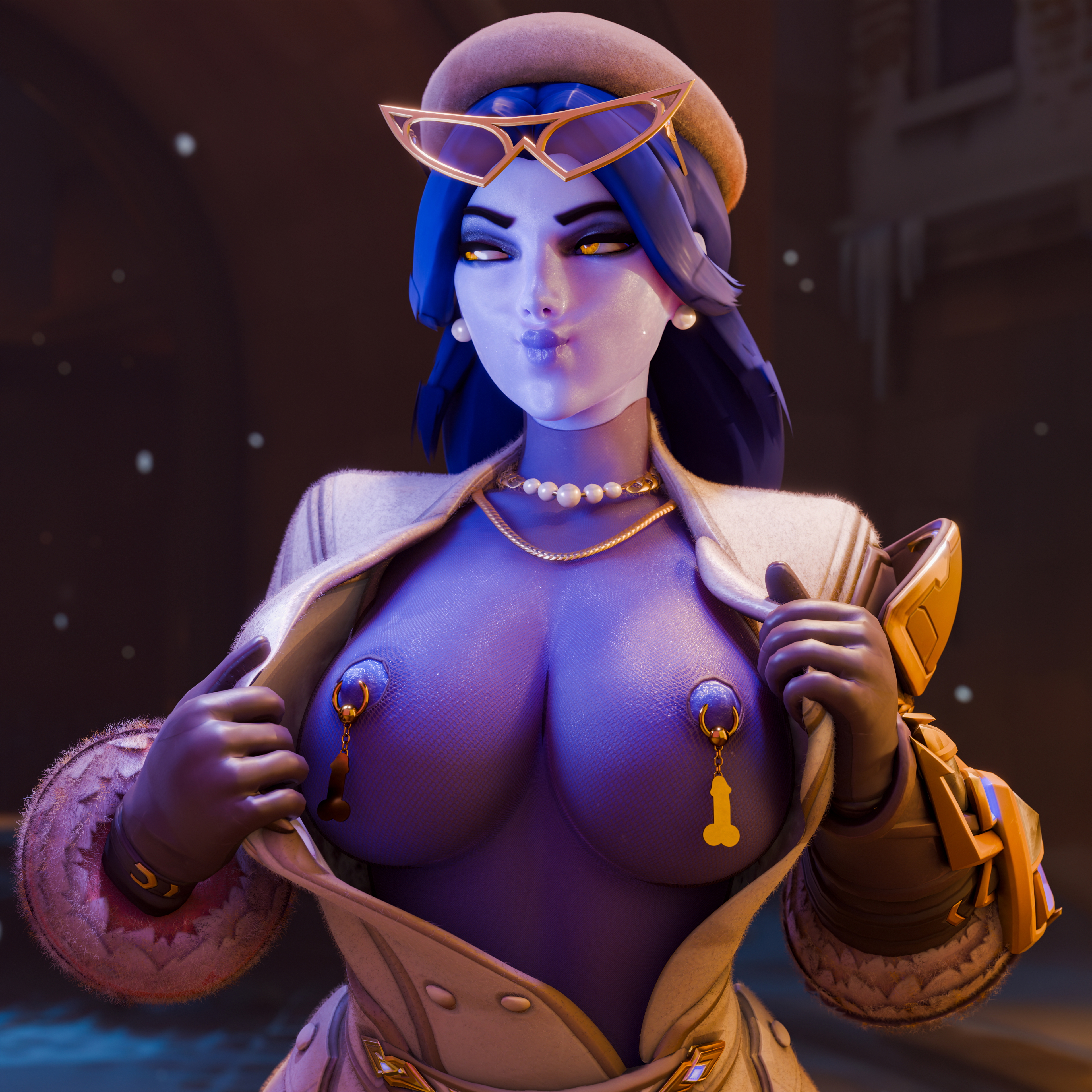 Widowmaker flashing Widowmaker Overwatch 3d Porn Flashing