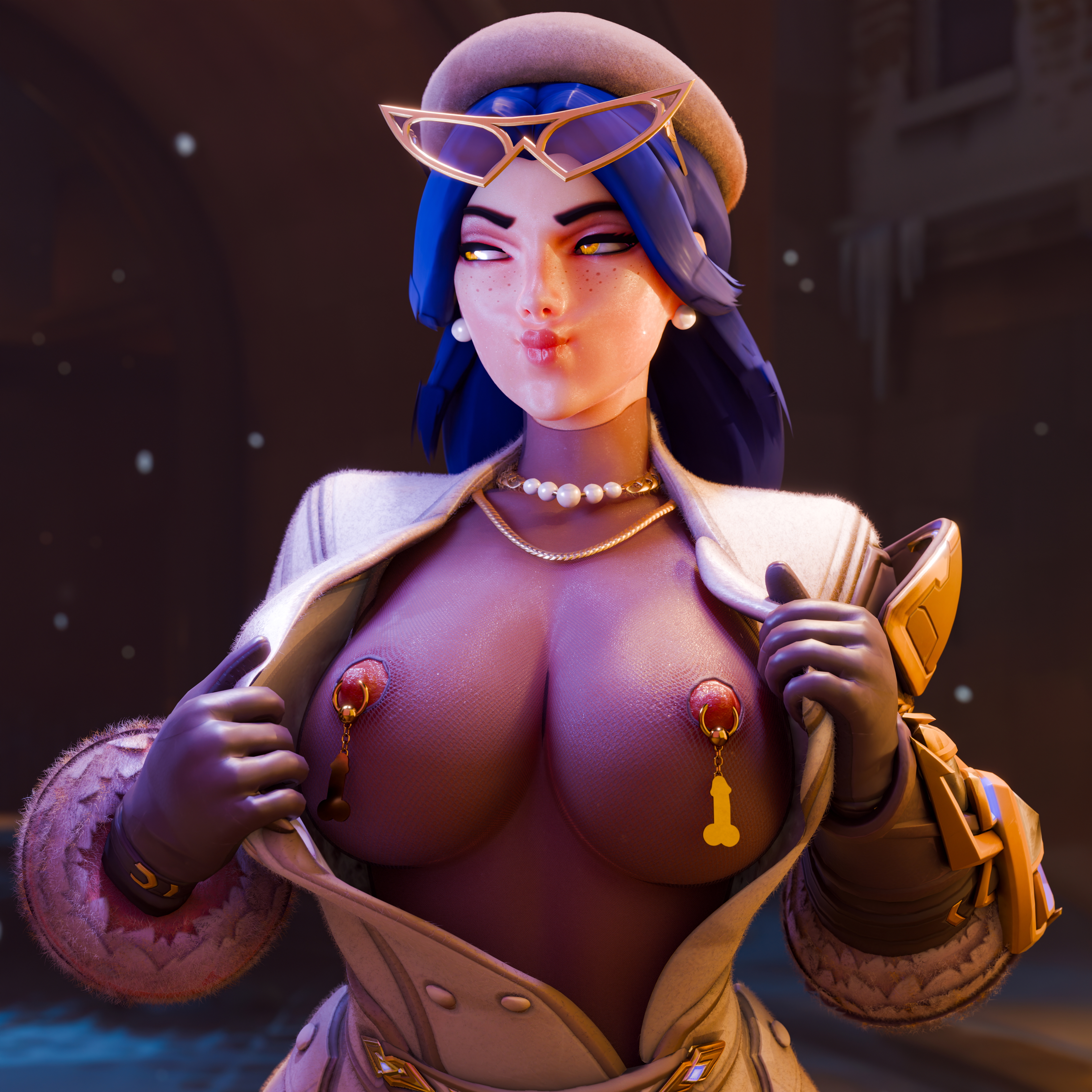 Widowmaker flashing Widowmaker Overwatch 3d Porn Flashing 2